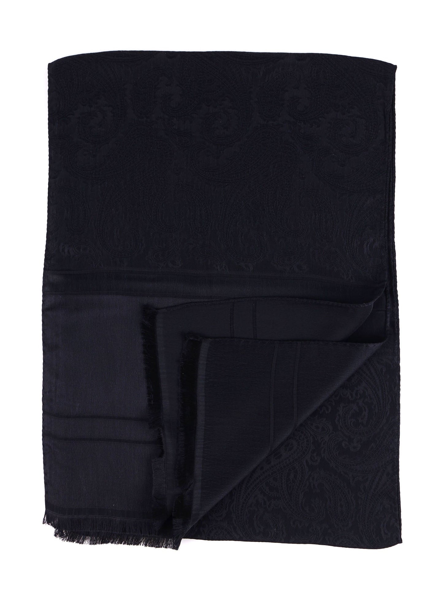 DANIEL silk scarf in black