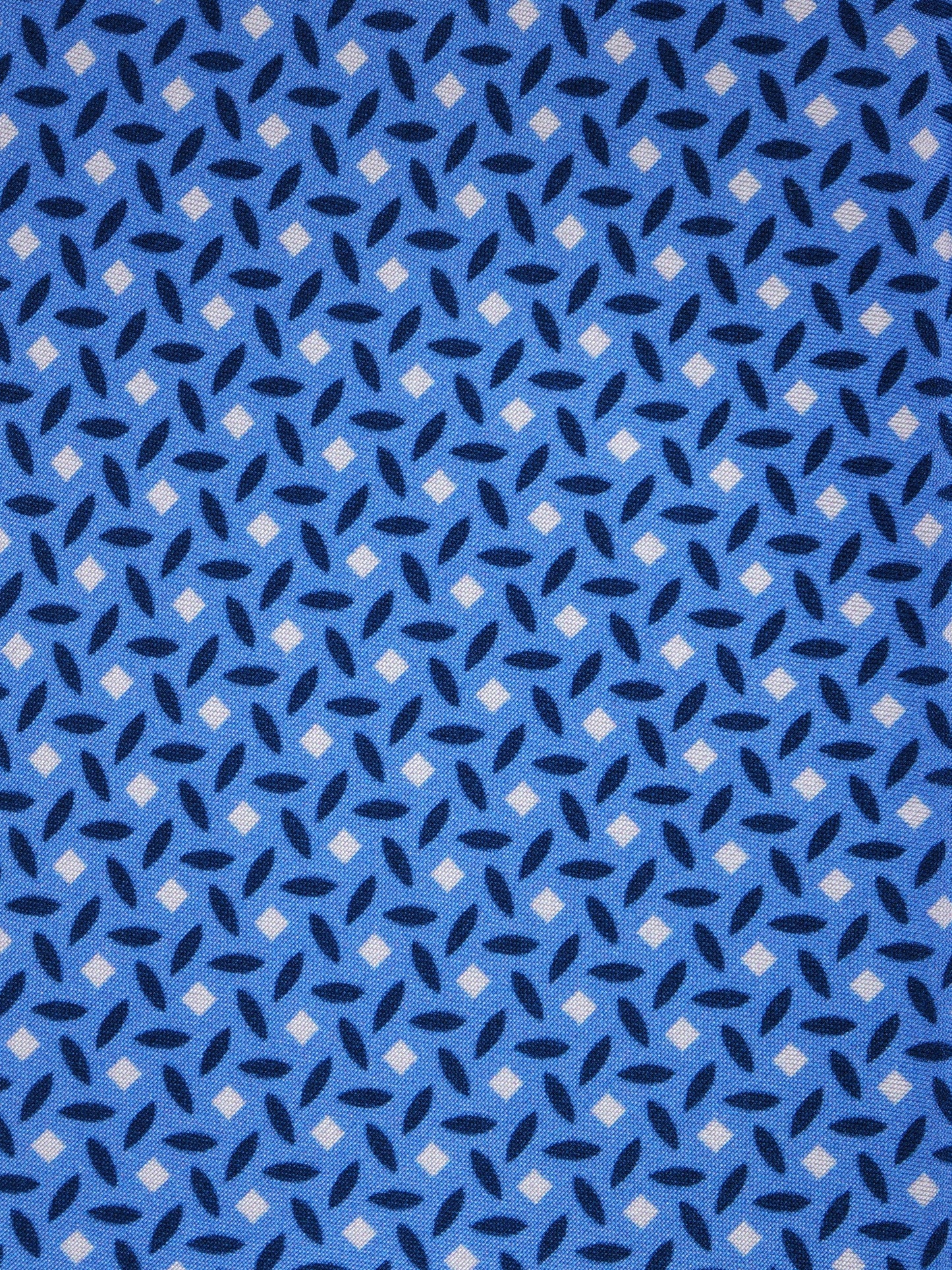 DEBHOR light blue printed silk 3-fold tie