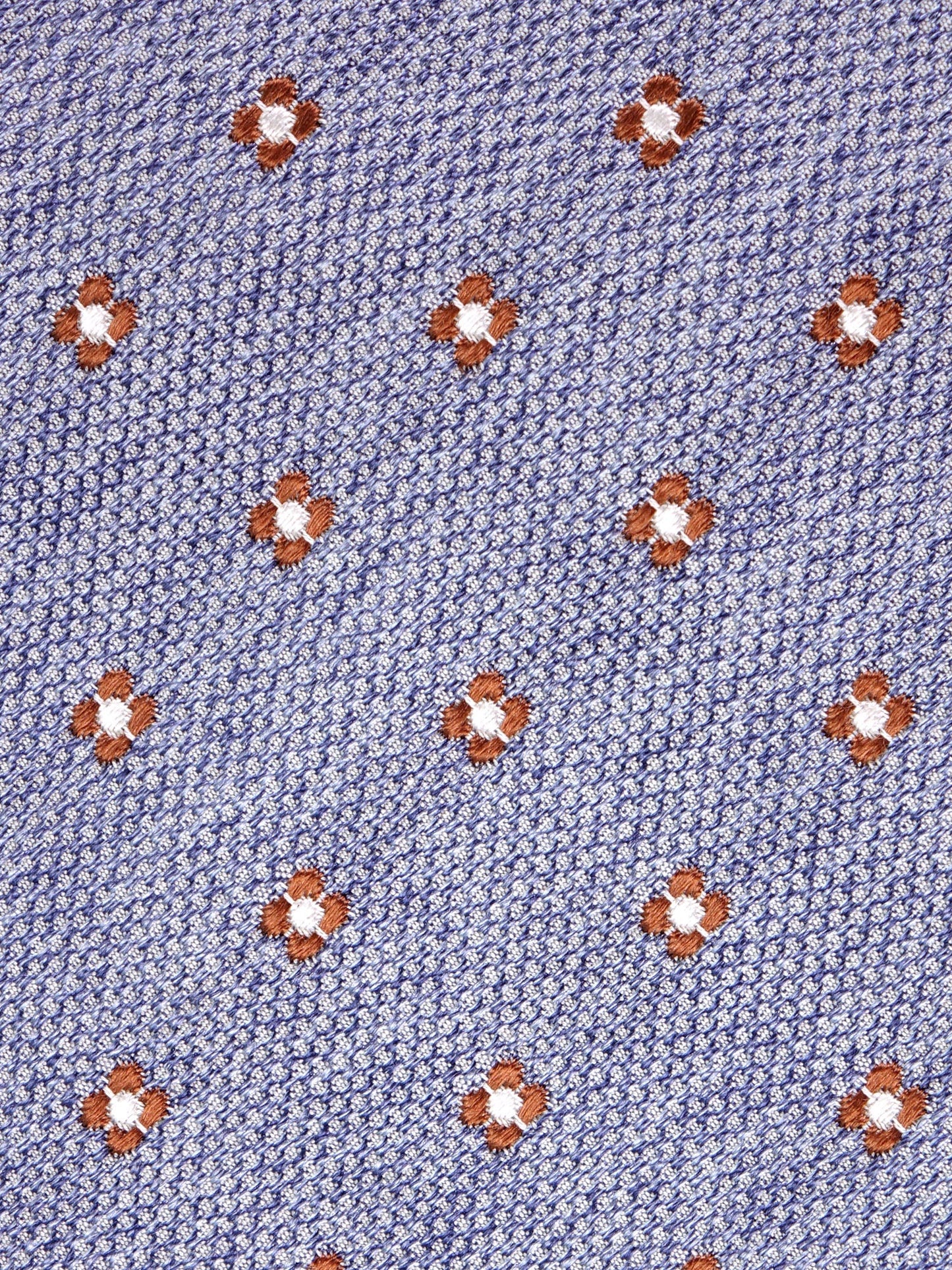 3-fold tie EARL silk\cotton light blue