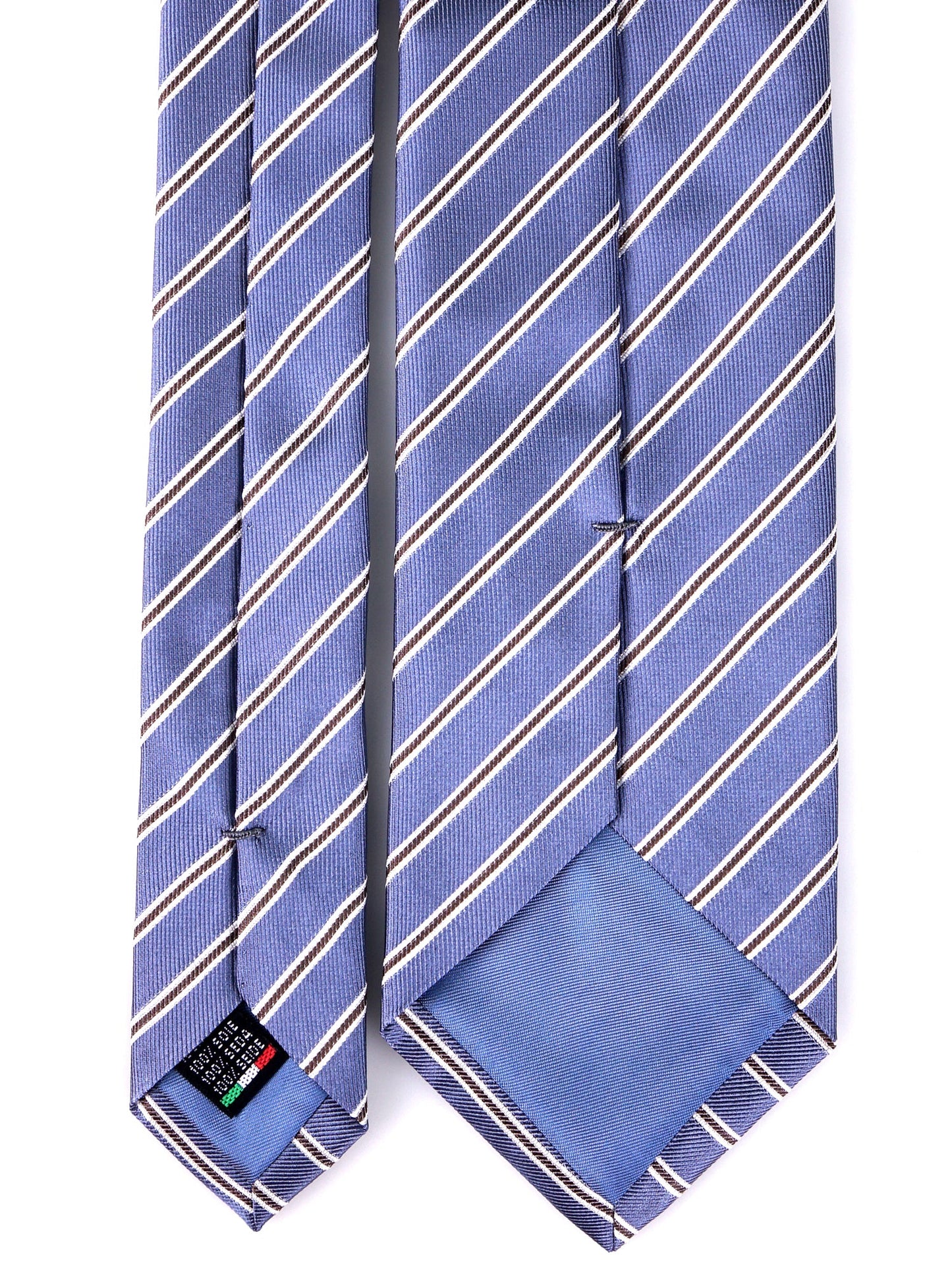 FROZONE 3-fold tie in light blue woven silk