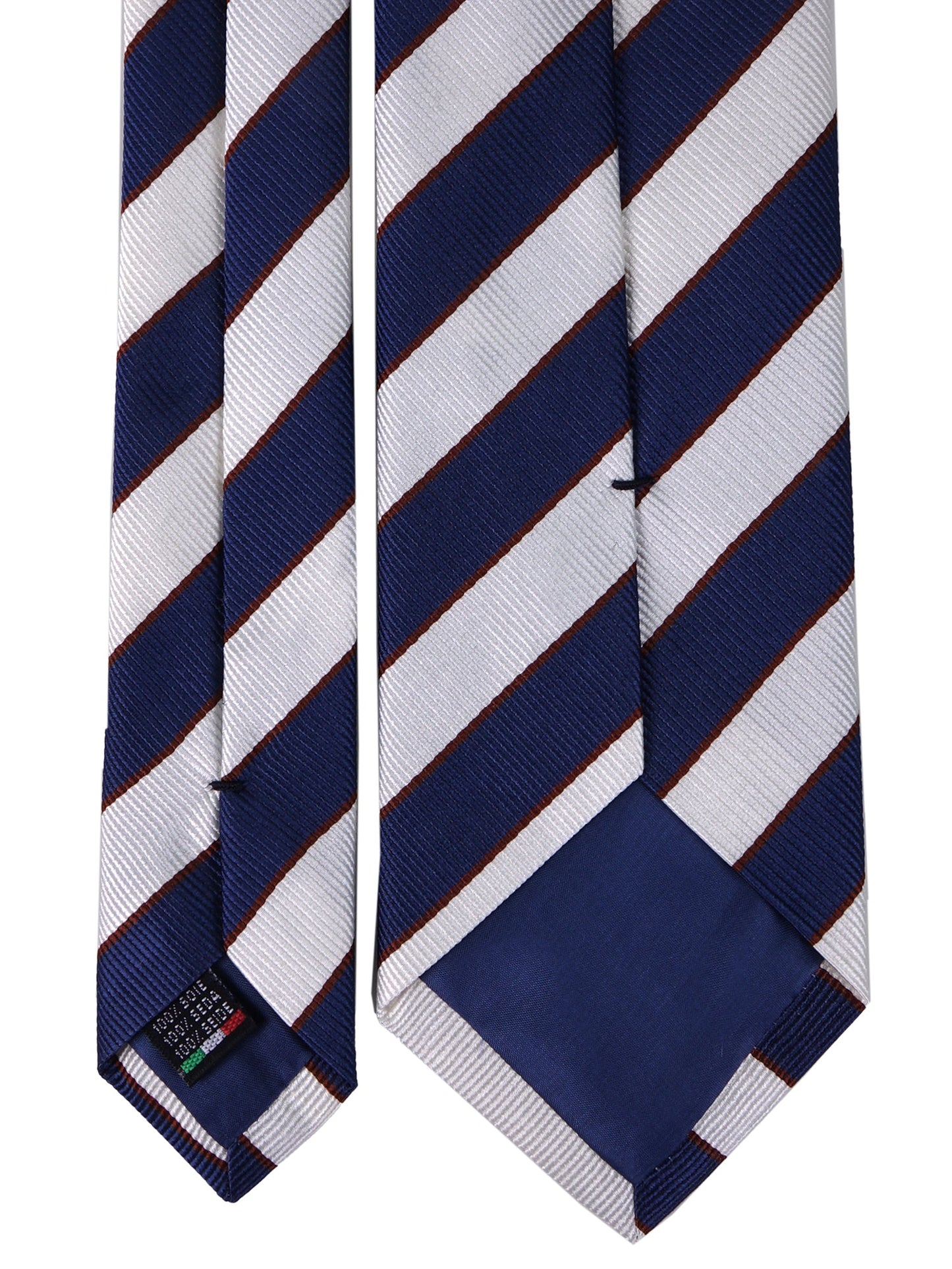 GOLDBERG 3-fold tie in blue jacquard silk