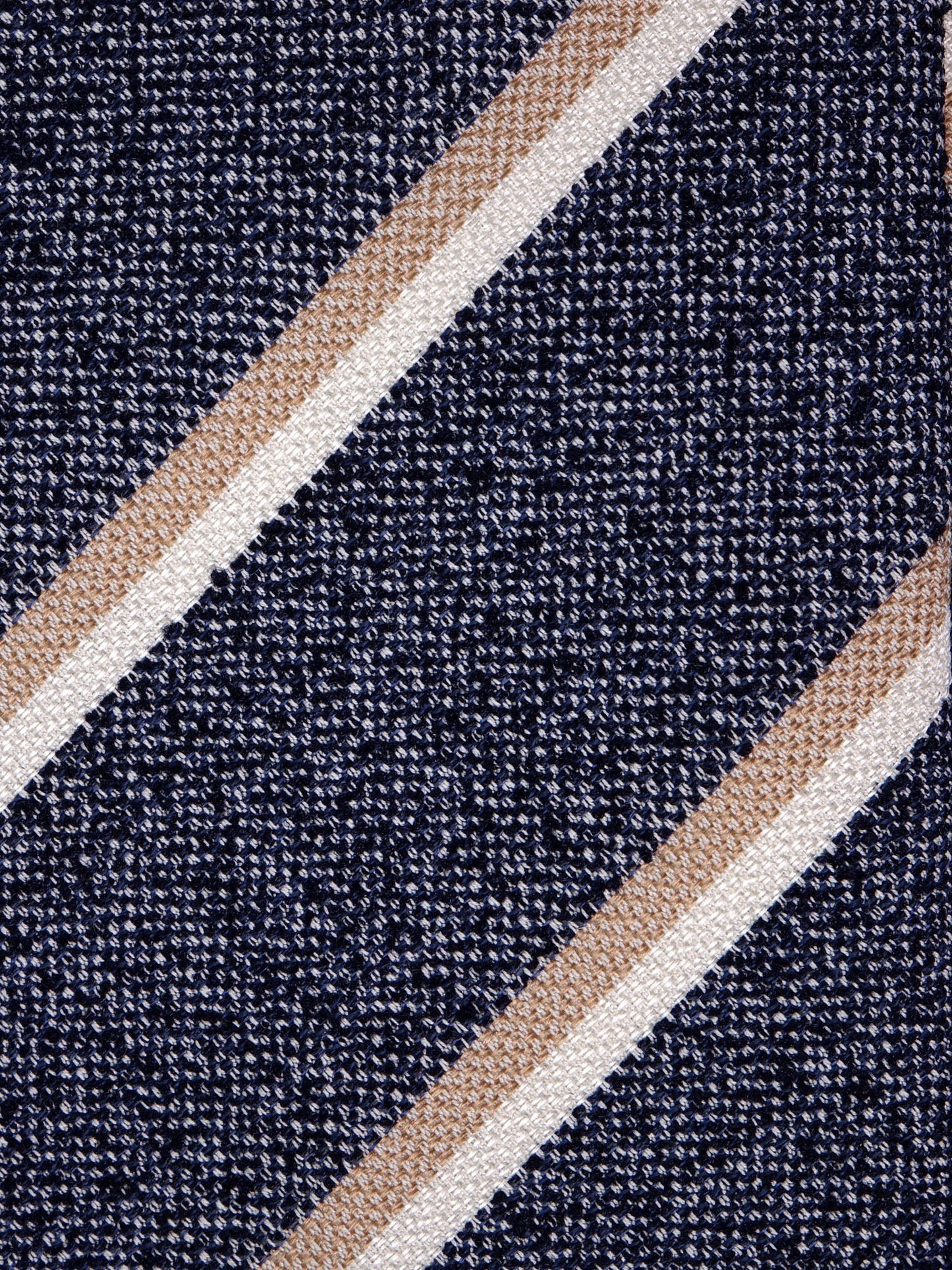 GRIMM 3-fold tie in blue silk\cotton