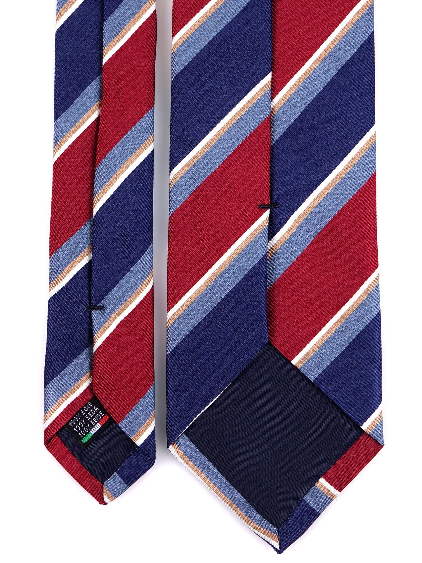 GUS 3-fold tie in Bordeaux jacquard silk
