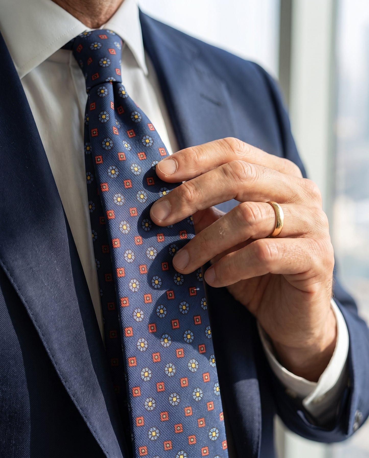 TWILL SILK 17 TIE-3427