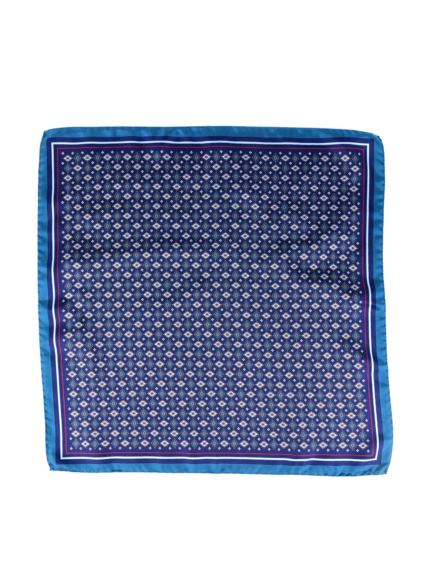 HAVOCK XL blue silk twill pocket square