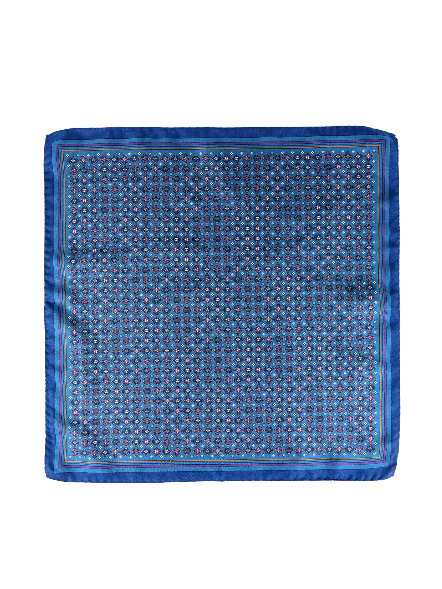 HAVOCK teal XL silk twill pocket square