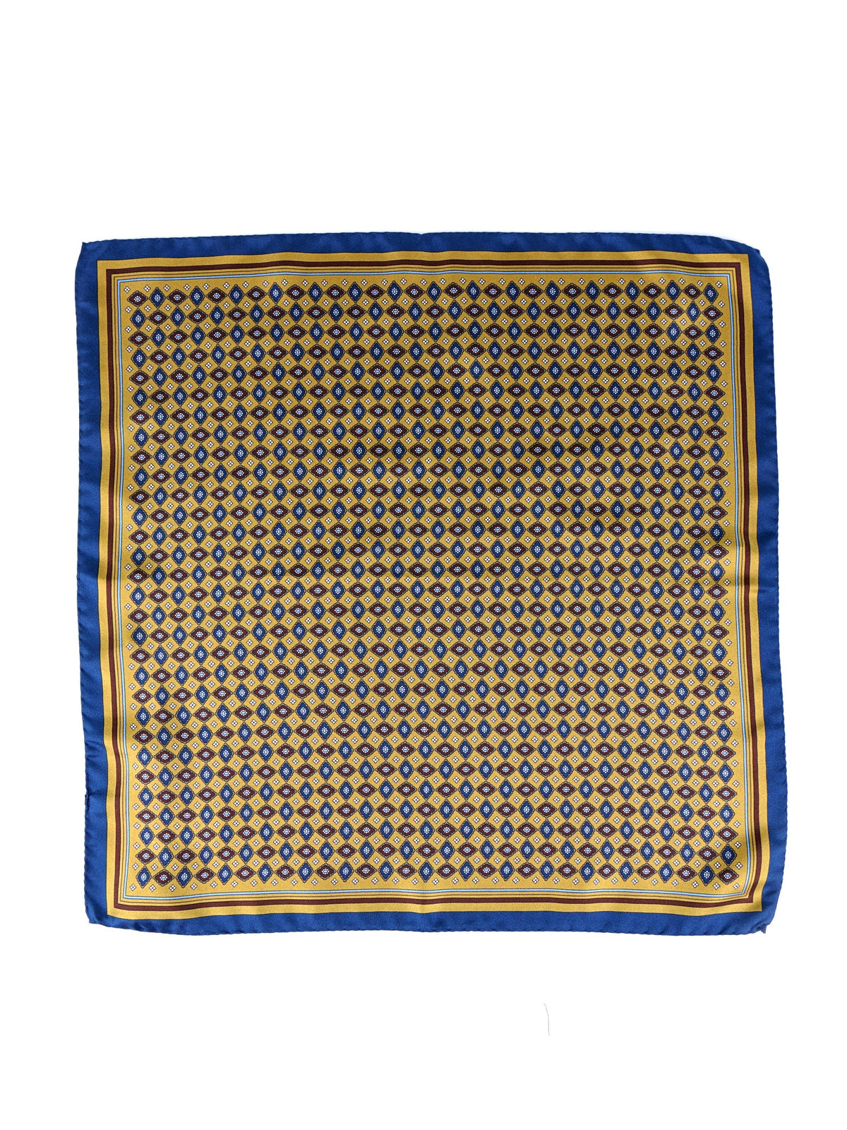Yellow XL pocket square in silk twill HAVOCK
