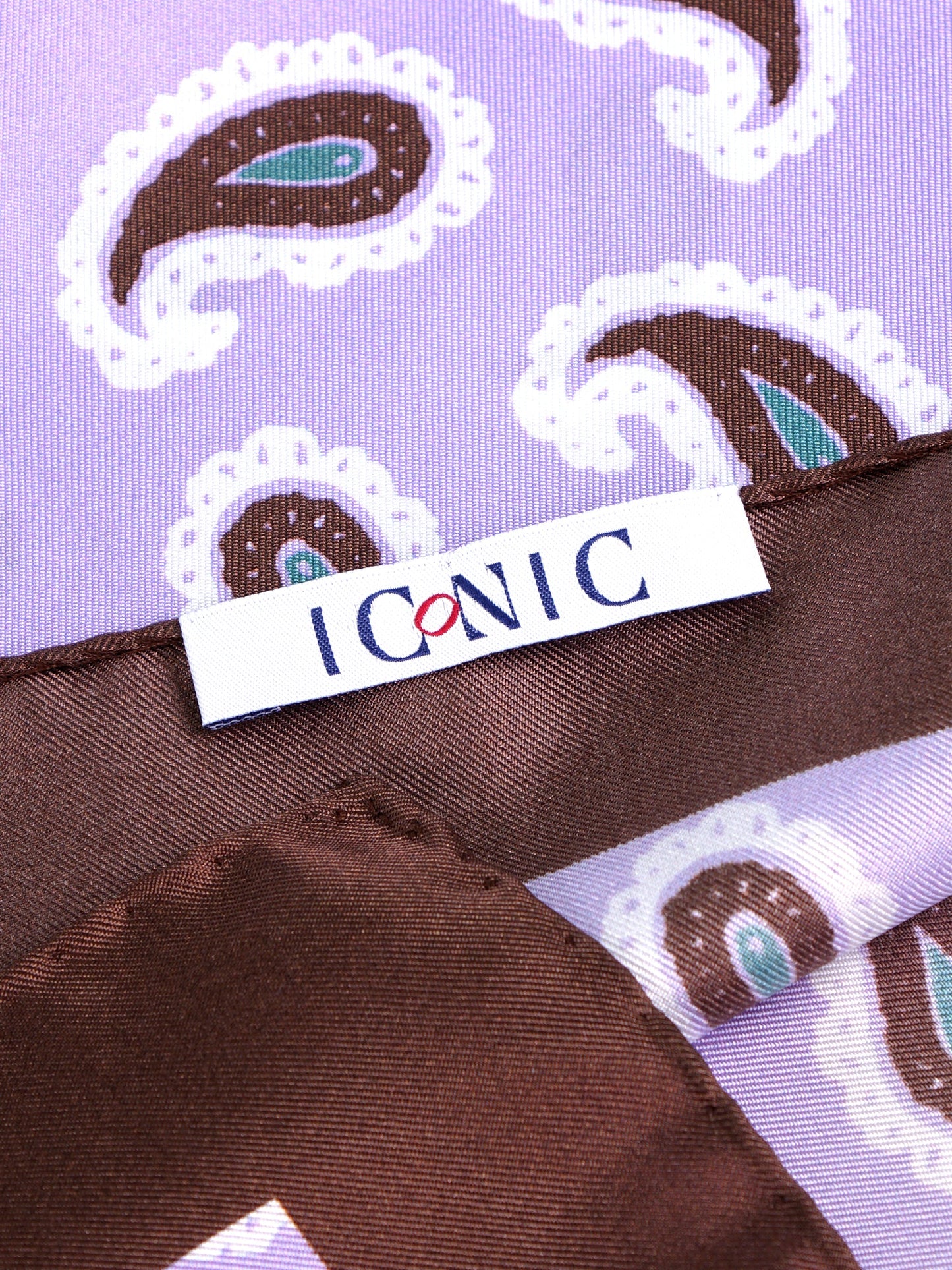 HOPES XL Printed Silk Pocket Square in Wisteria