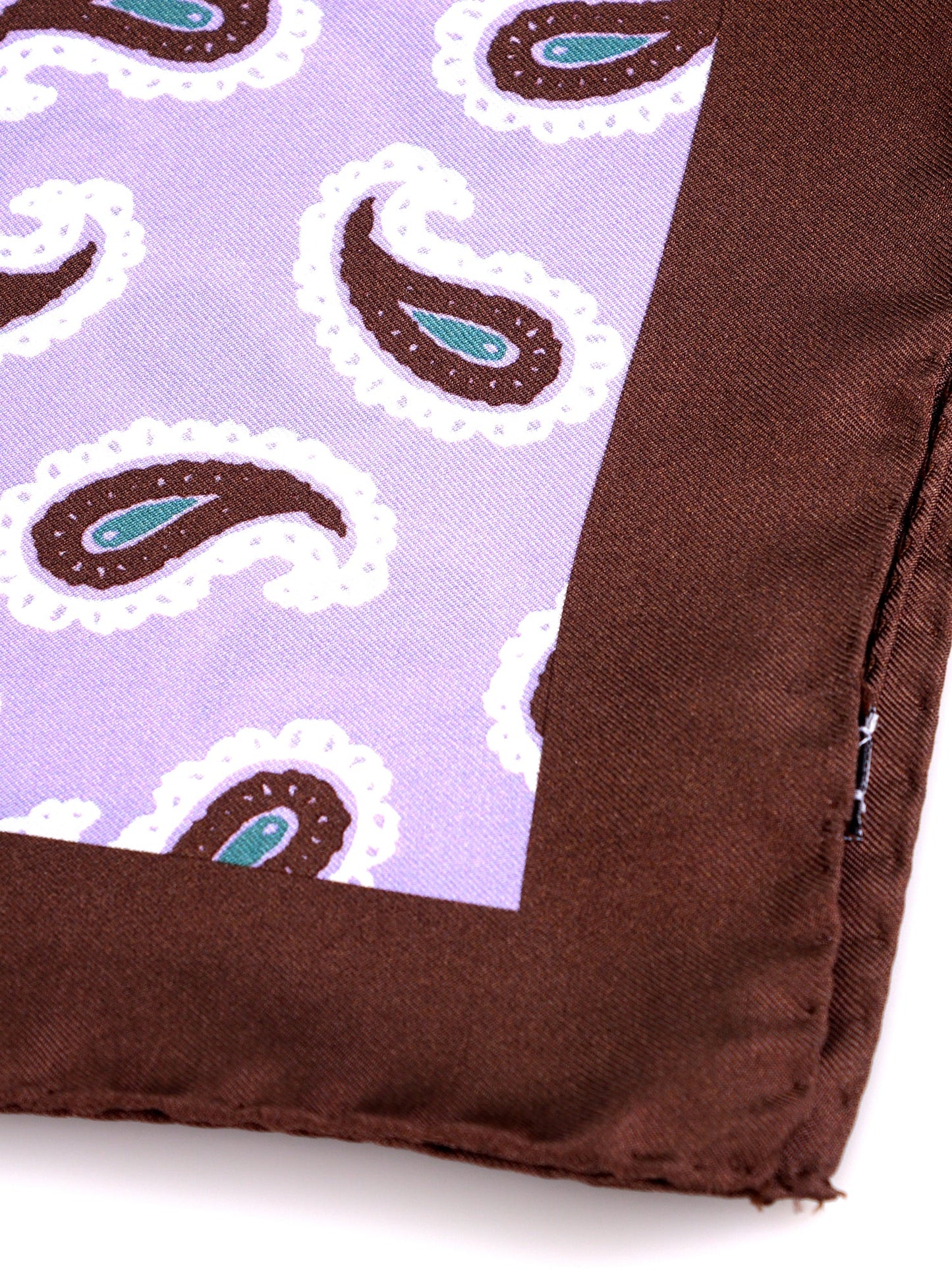 HOPES XL Printed Silk Pocket Square in Wisteria