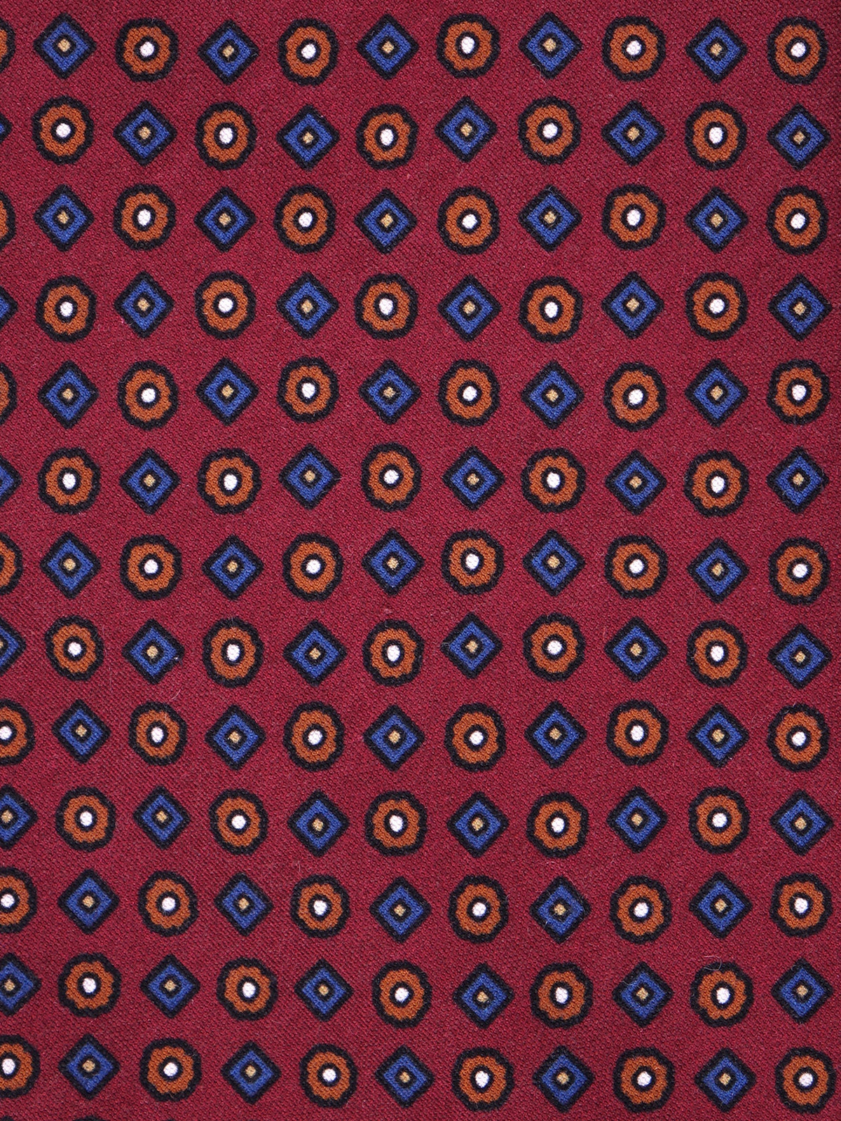 3-fold burgundy JORDAN tie in madder silk