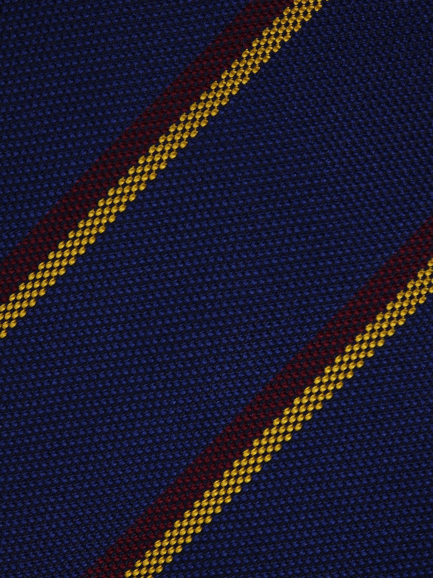 KENT 3-fold tie in blue jacquard silk