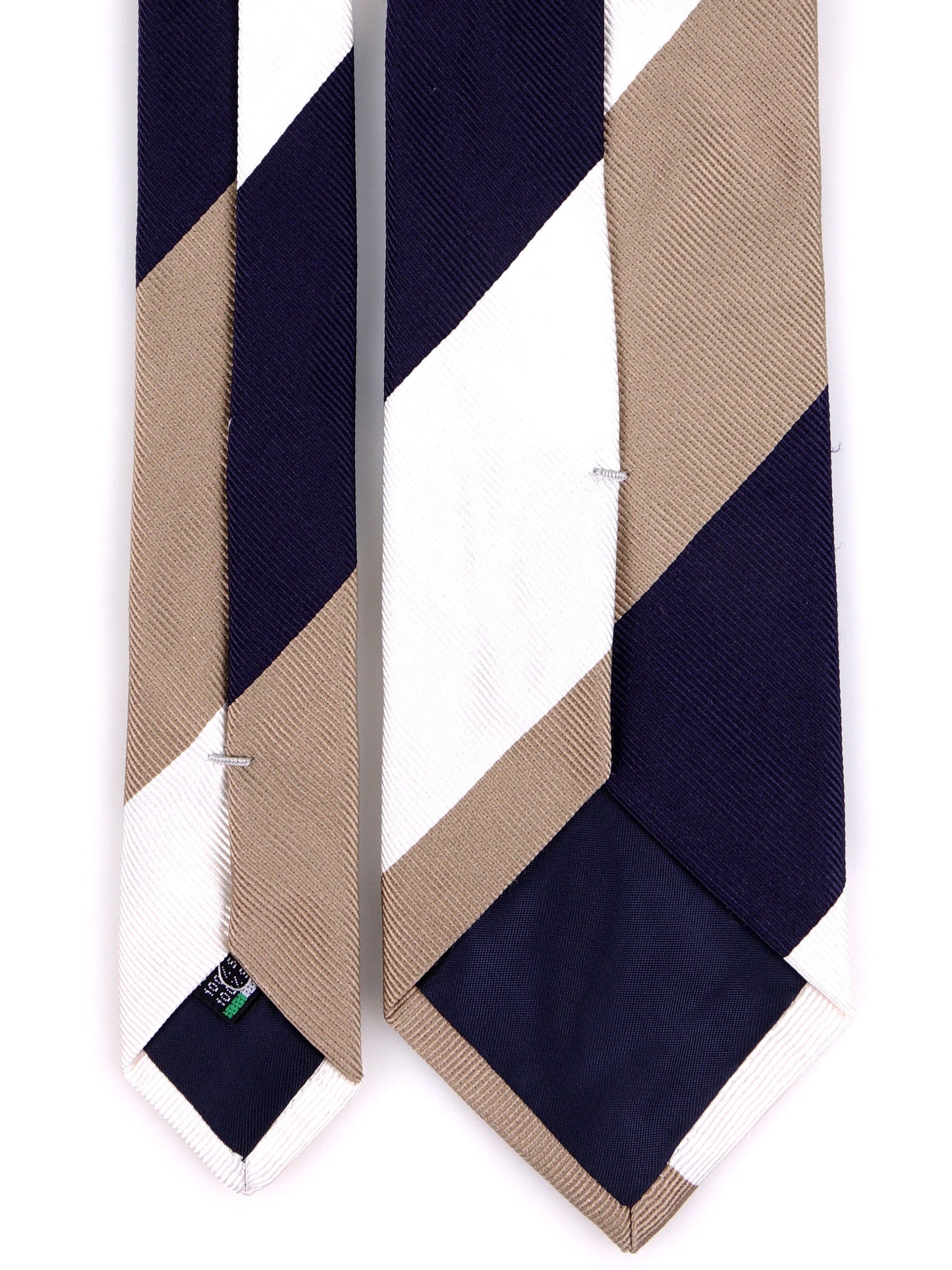 LENSCHER 3-fold tie in Beige jacquard silk