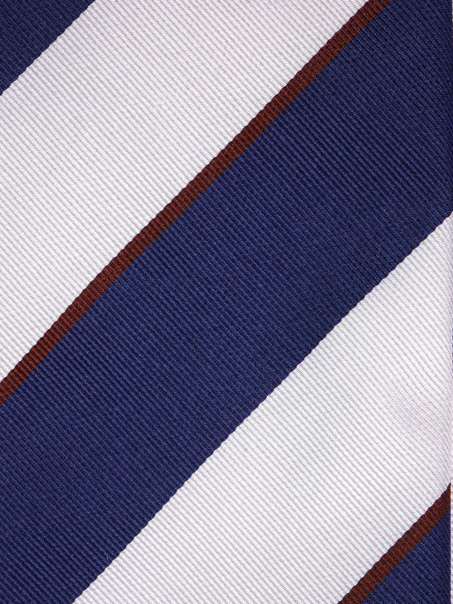 LOVE 3-fold tie in blue jacquard silk