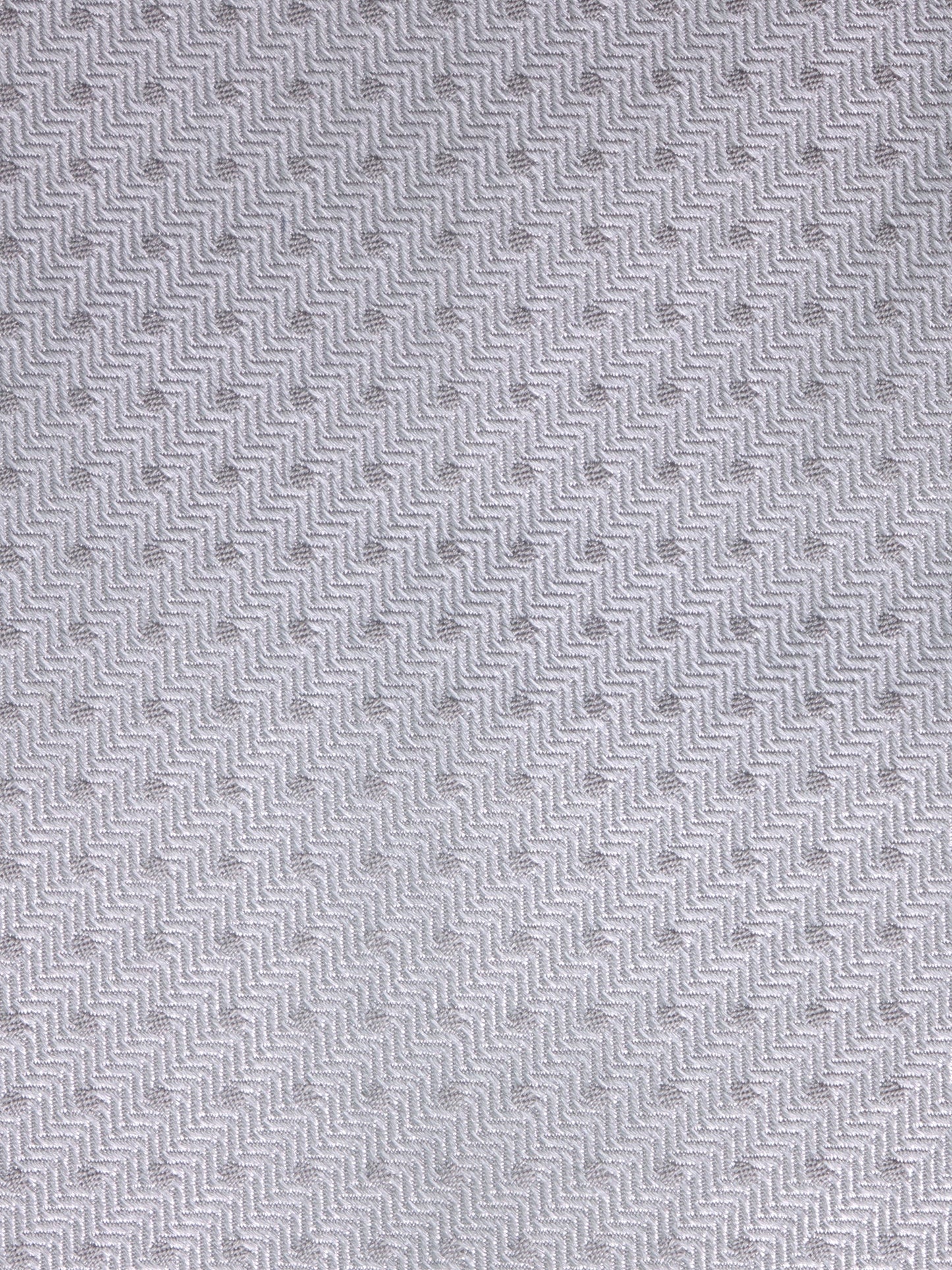 3 Fold light gray LUCE woven silk tie