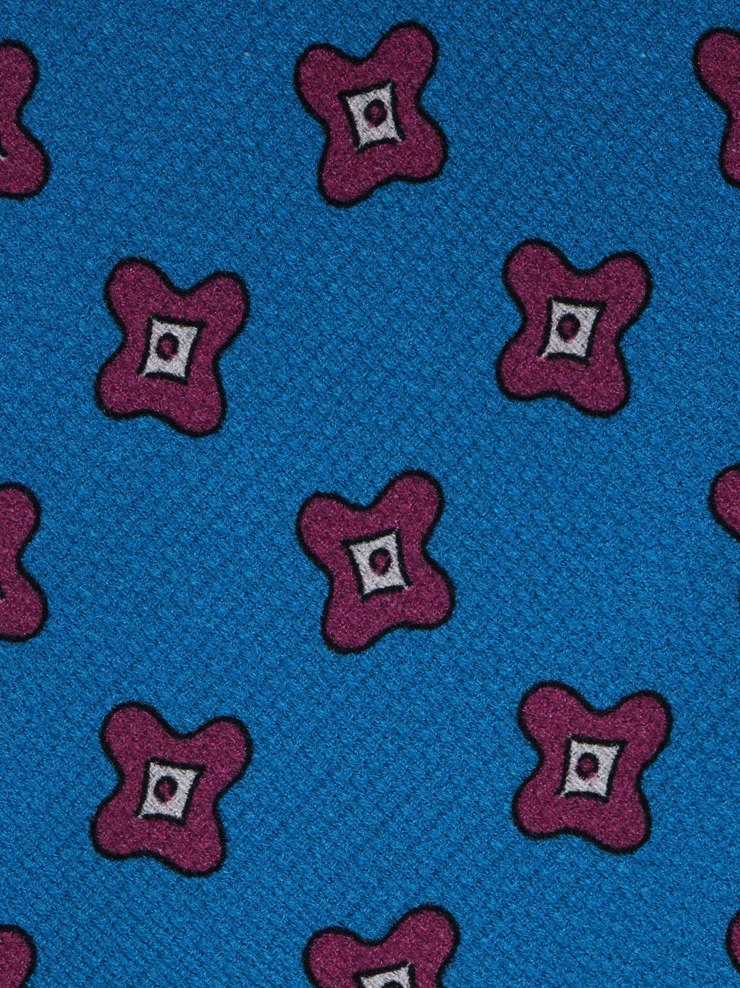 MANHATTAN 3-fold turquoise silk genadine tie