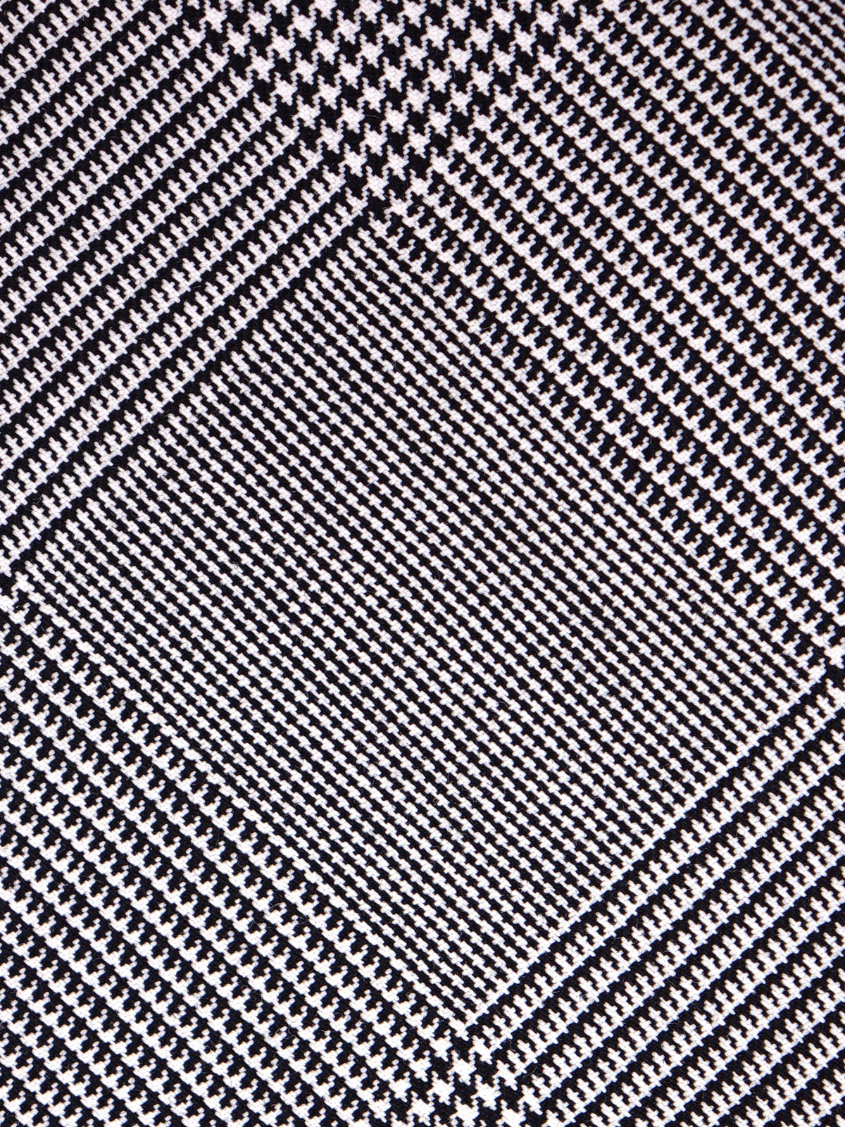 Black 3-fold pure wool tie MIME