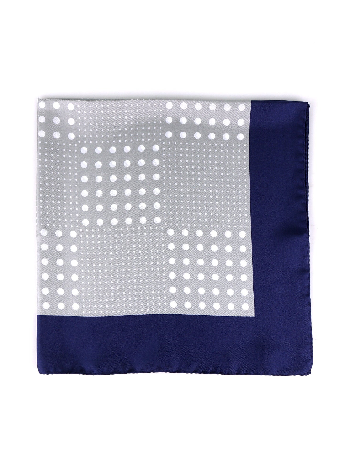 Grey printed silk MULTIBALL foulard
