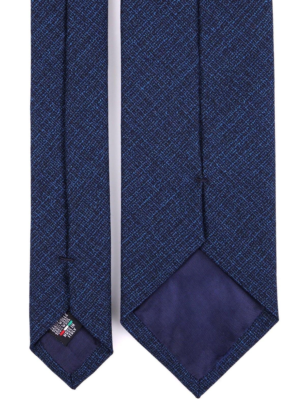 Turquoise pure wool 3-fold tie NECEST