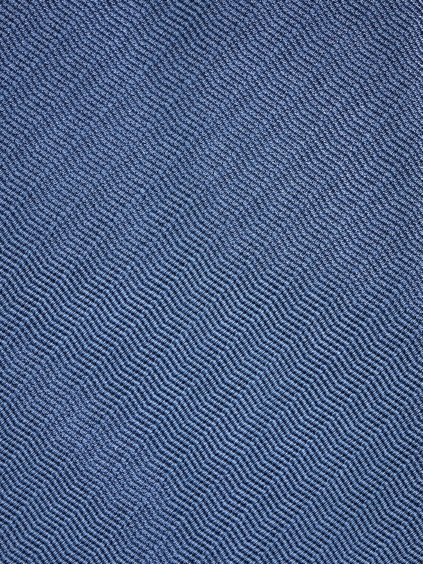 Light Blue OCEAN Jacquard Silk 3 Folds Tie