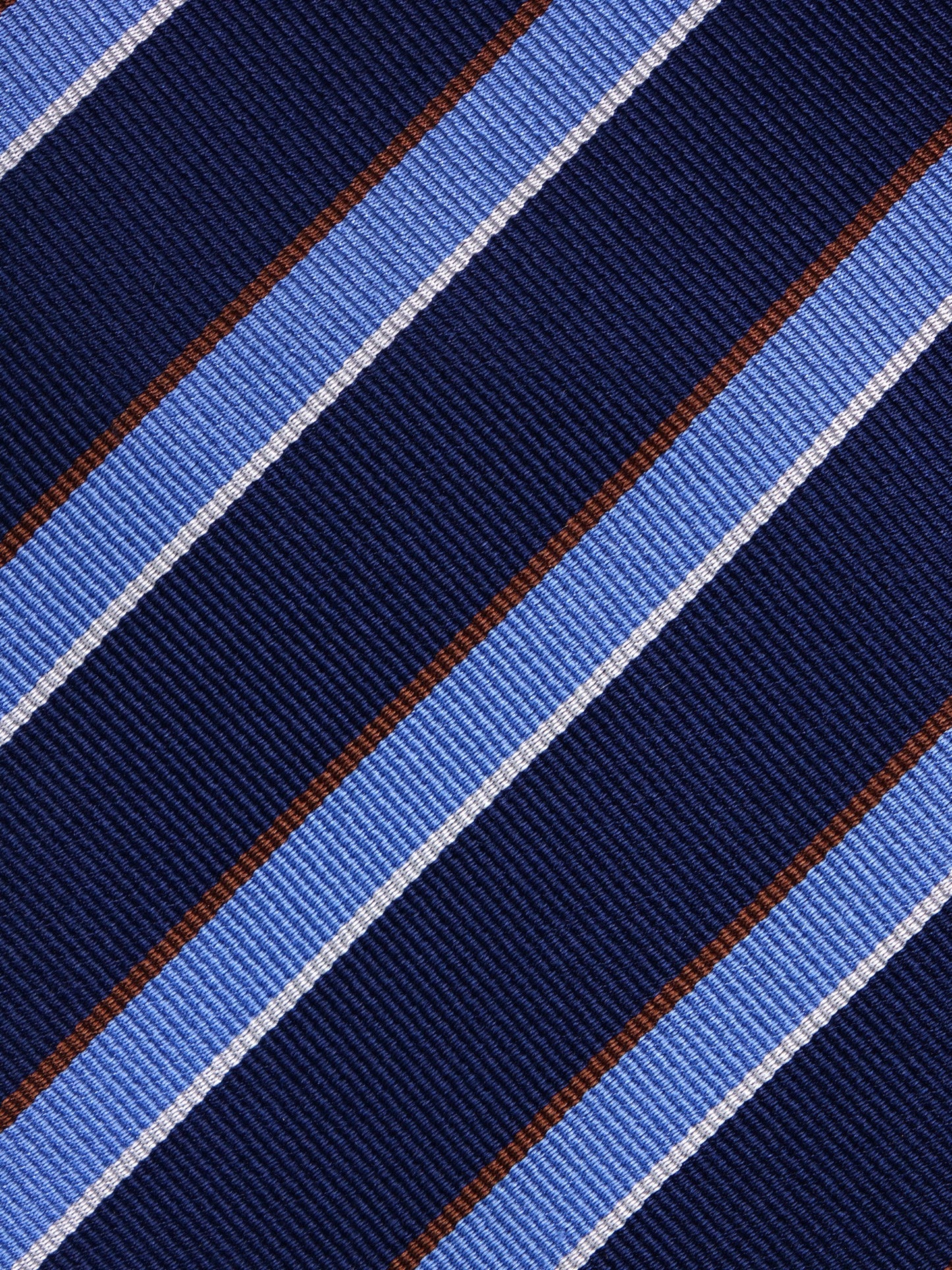 OLTREMARE 3 fold blue jacquard silk tie