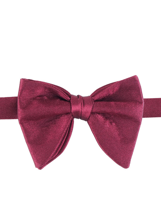 Bordeaux Bow Tie GOCCIA Model Pre-Tied in Satin Silk