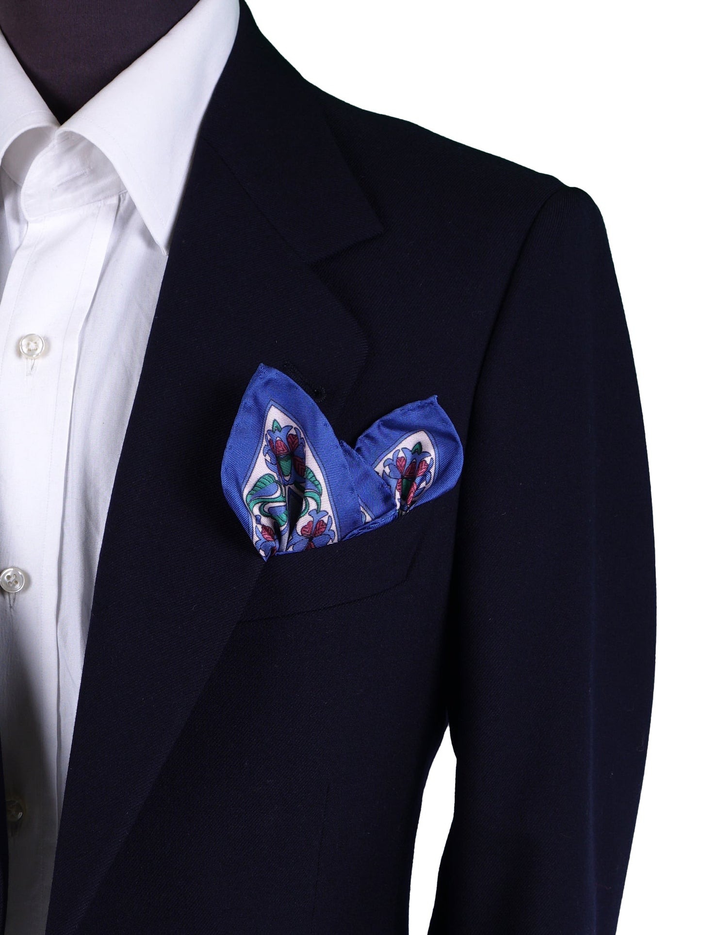 Gray Pocket Square in Pure Printed Silk MONKEY