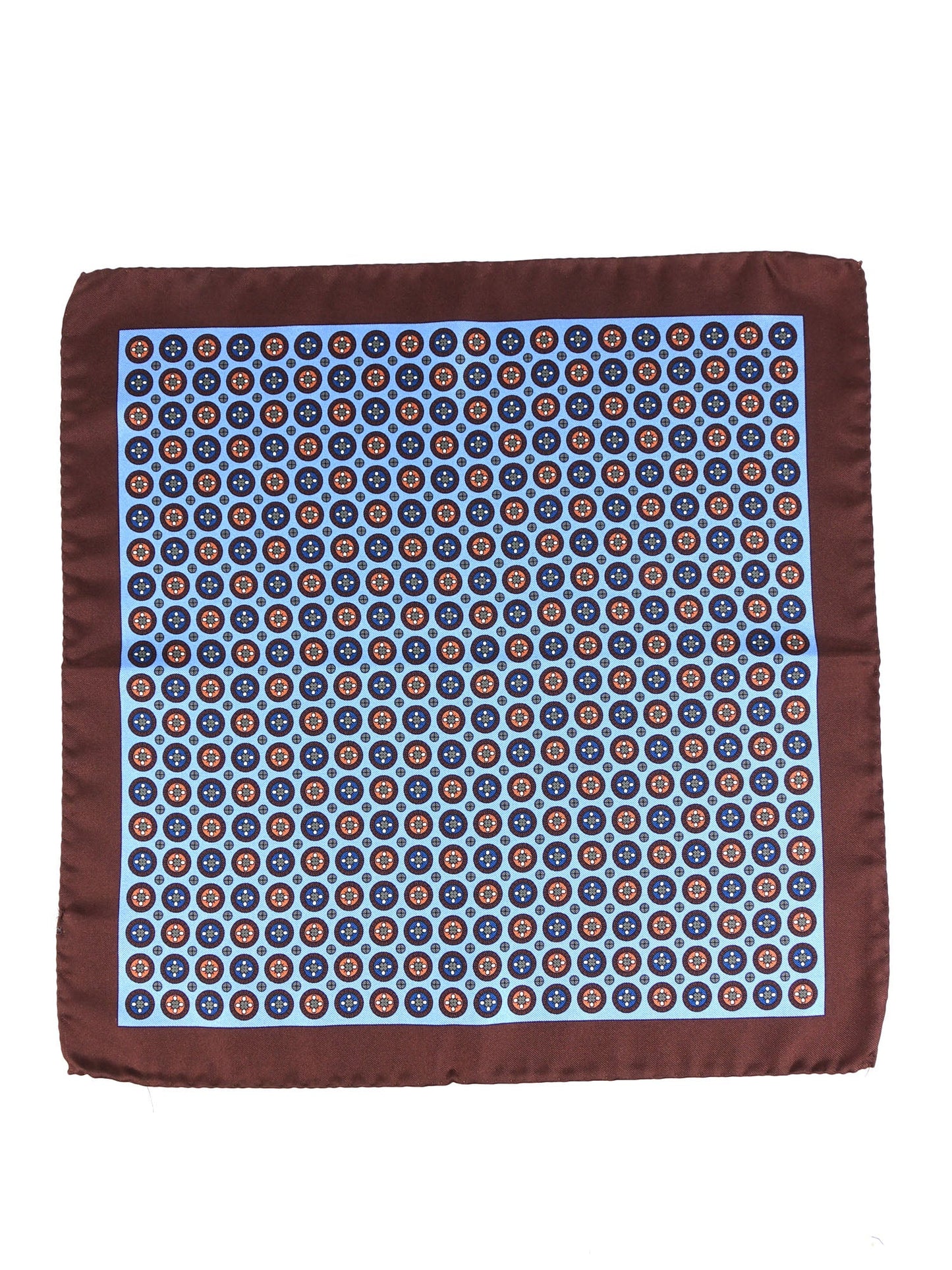 Light blue silk pocket square RAFFY