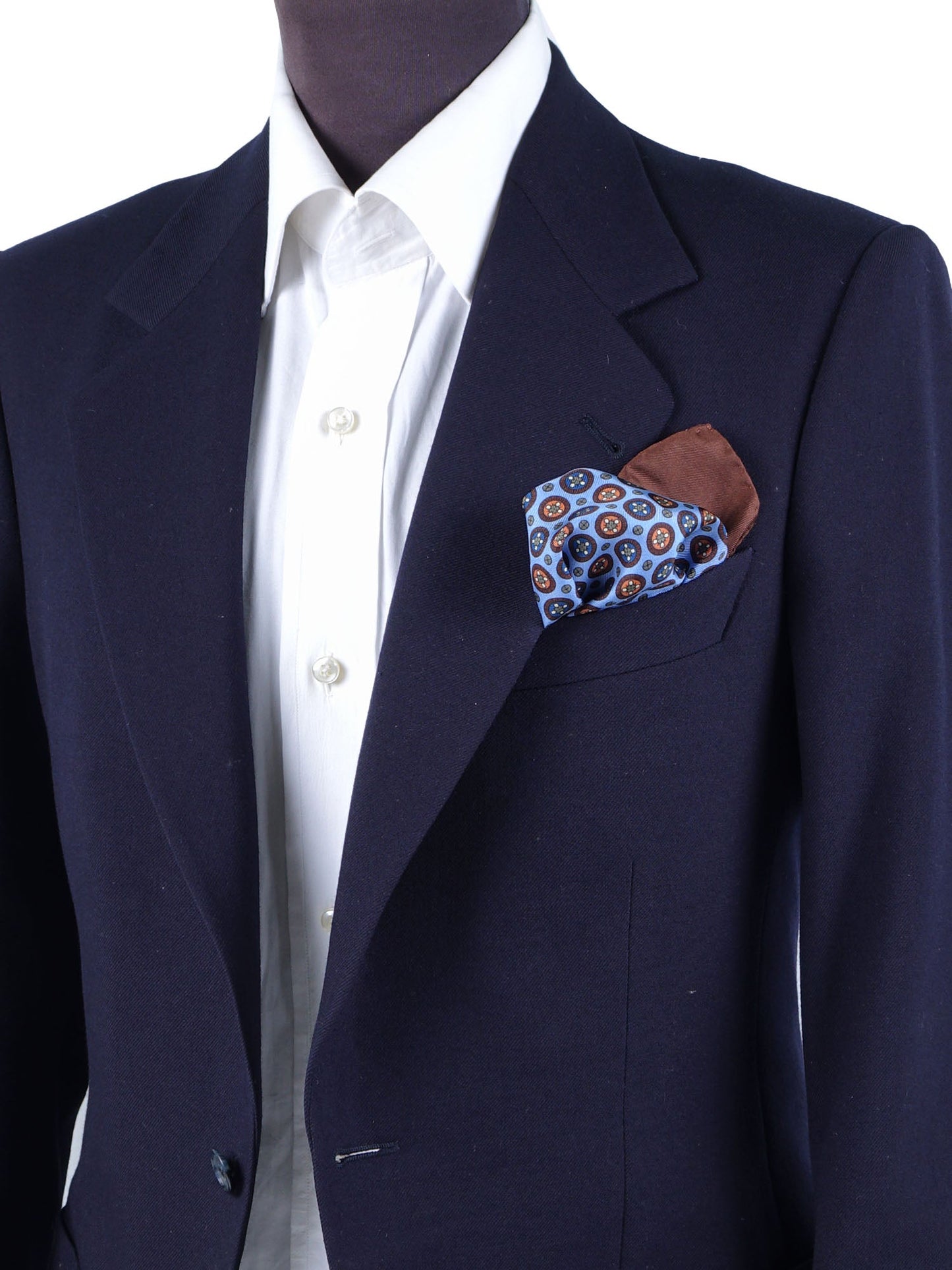 Light blue silk pocket square RAFFY