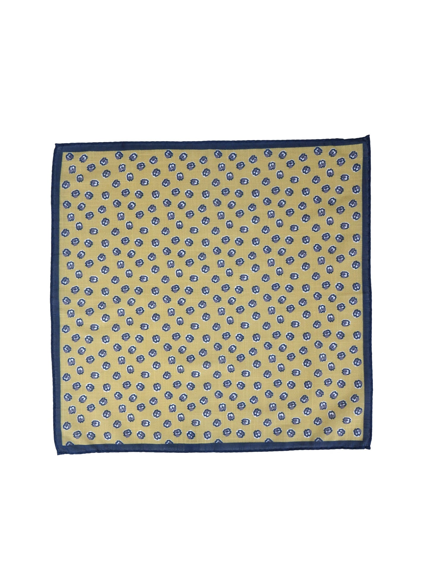 Yellow Cotton Pocket Square DANIEL