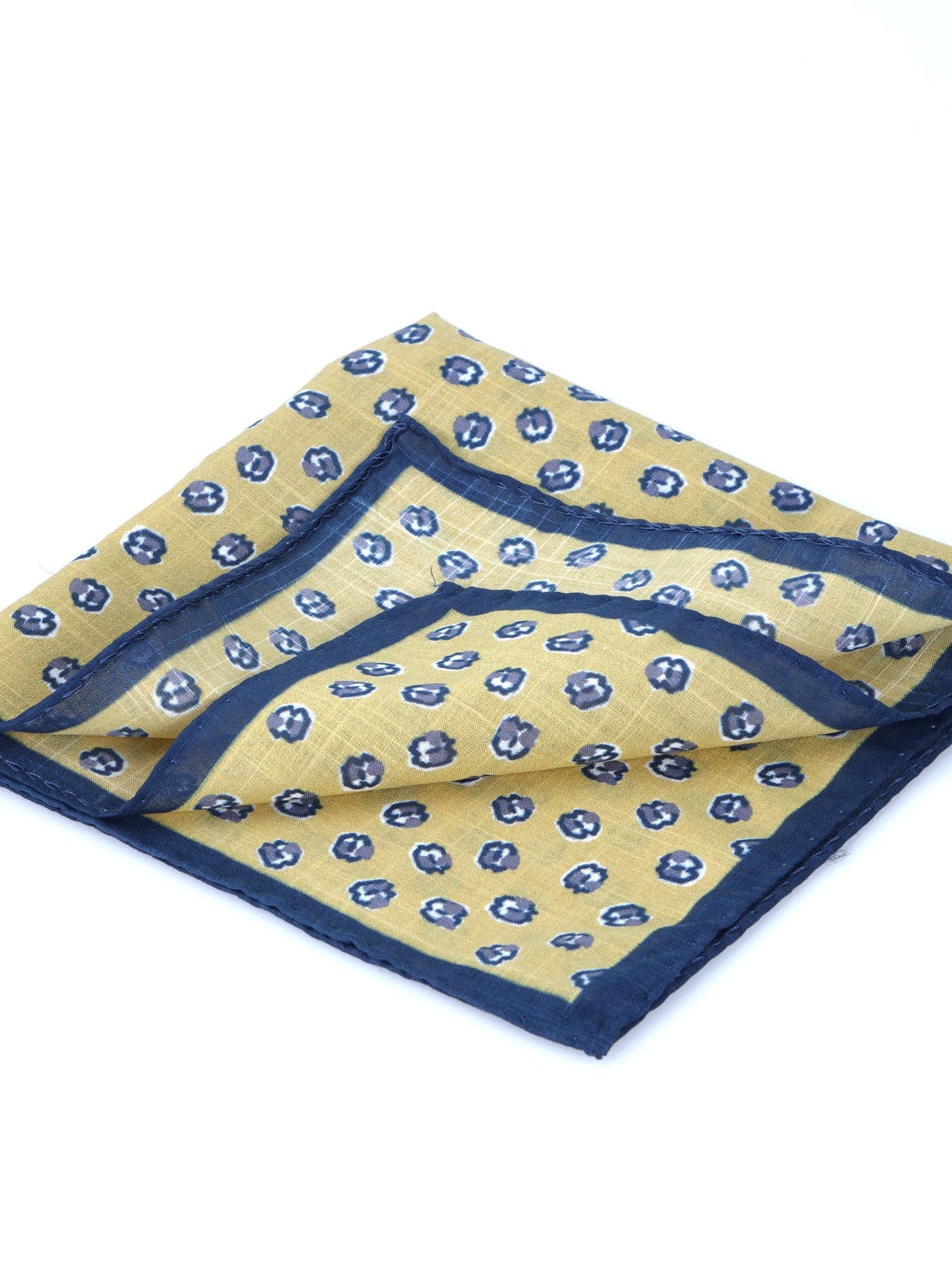 Yellow Cotton Pocket Square DANIEL