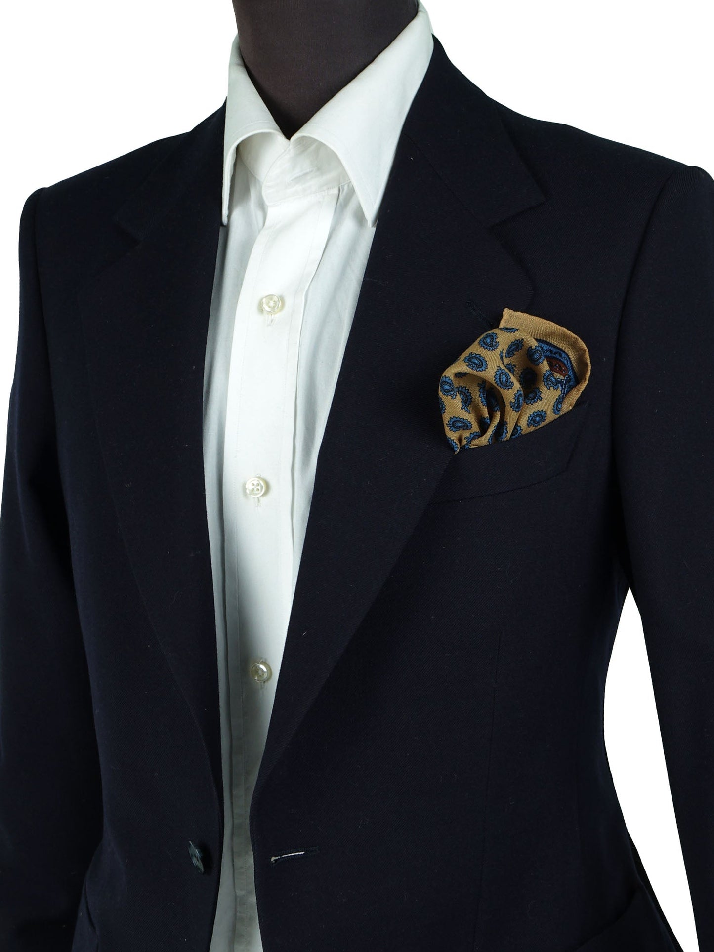 Beige Wool and Cashmere Pocket Square PABLITO