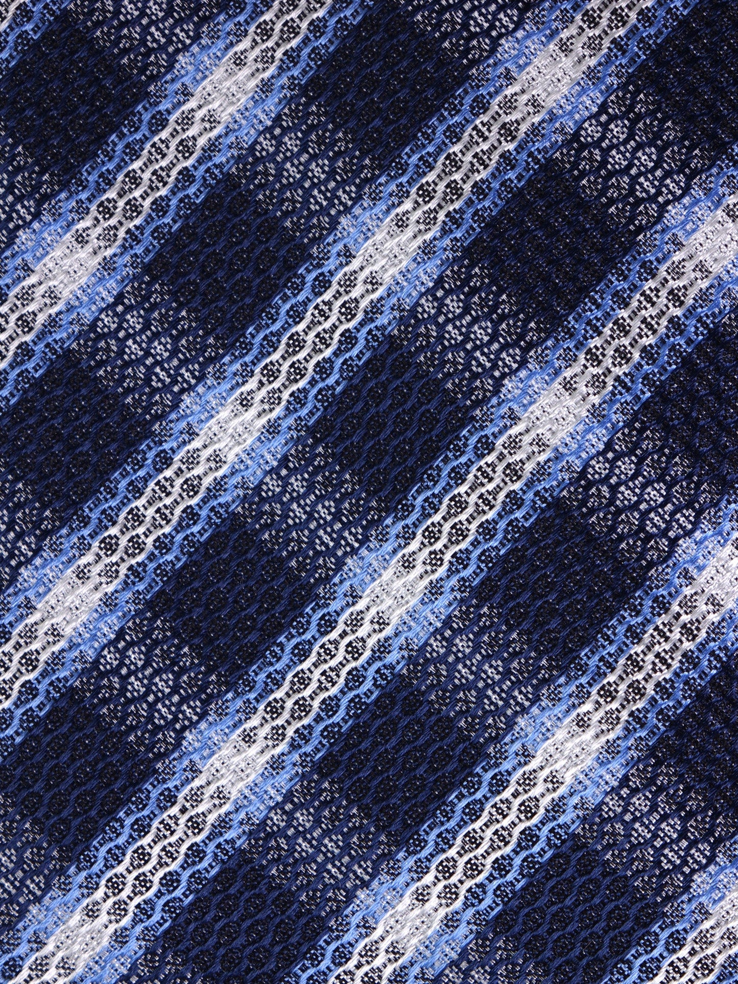 PRISMATO 3 fold sky blue jacquard silk tie