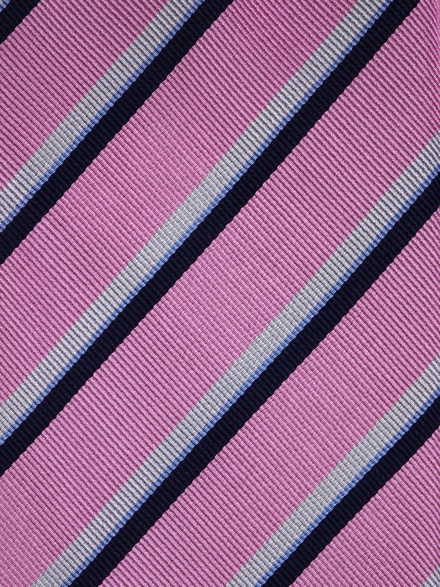 RINA 3-fold tie in pink woven silk