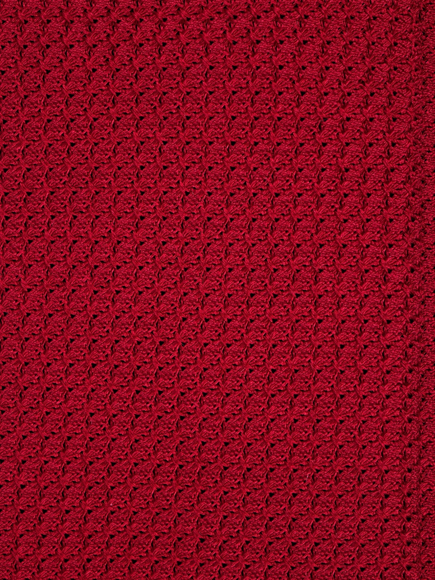 Cravatta 3 Pieghe RUBINO garza di seta rosso