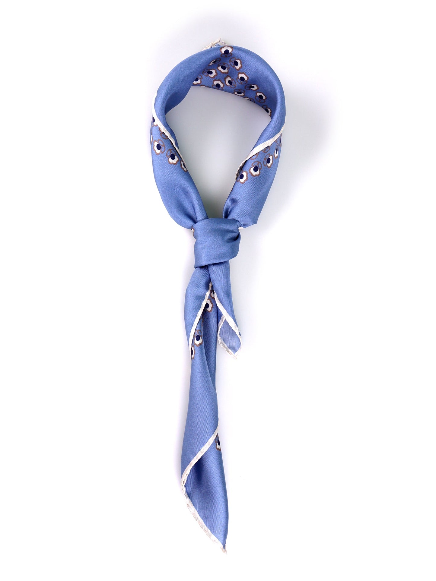 SAME light blue printed silk foulard