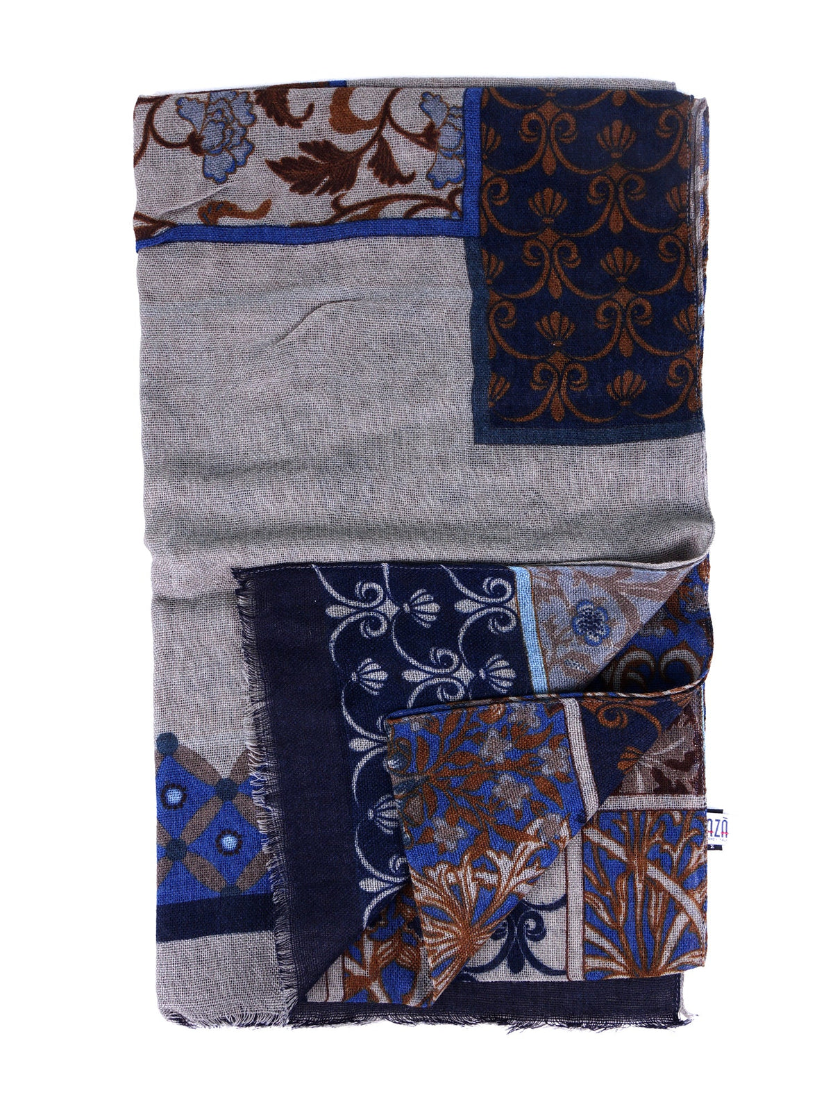 Beige COSIMO scarf in pure wool
