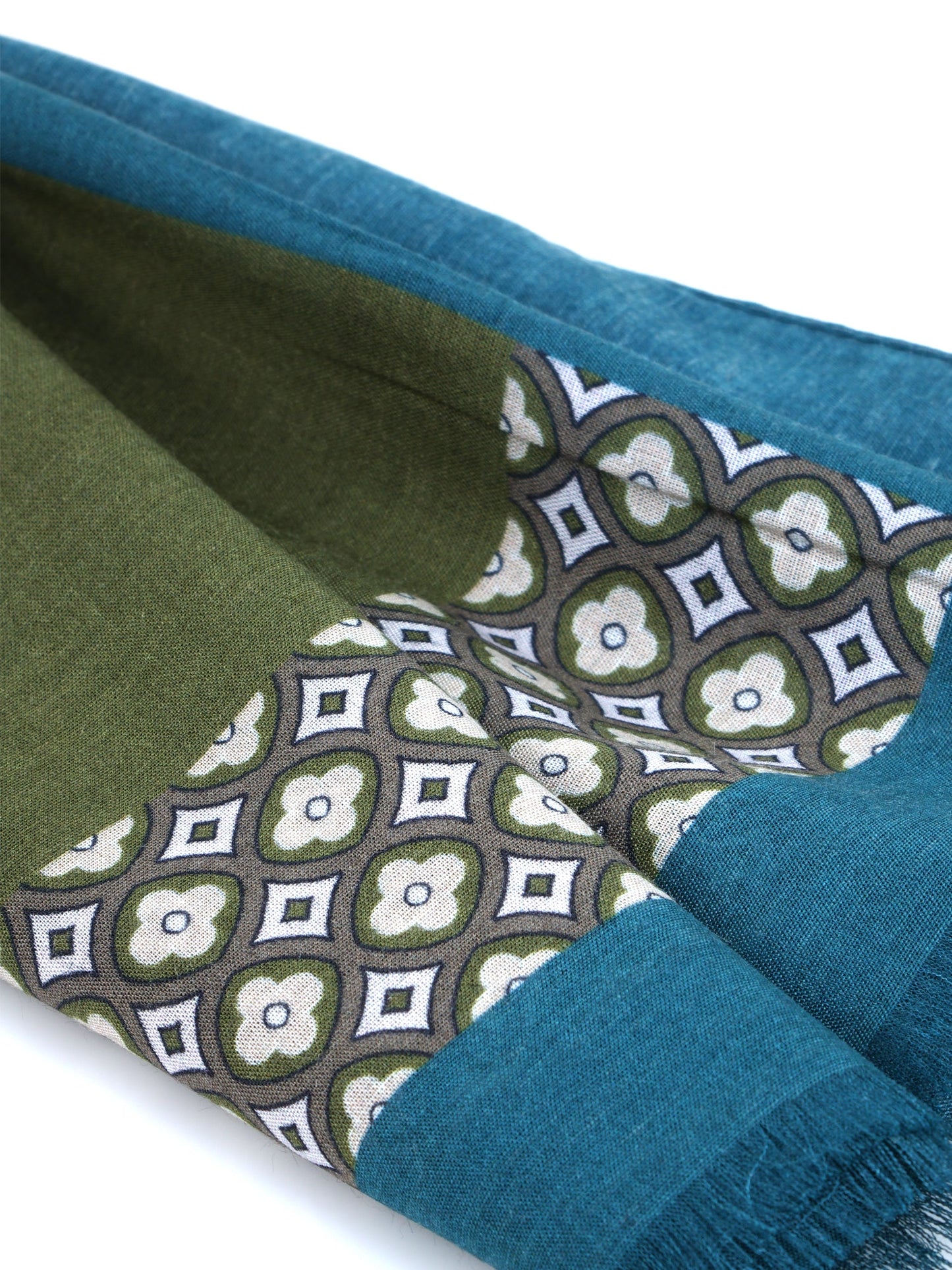 Green Cotton/Modal Scarf LUDICA