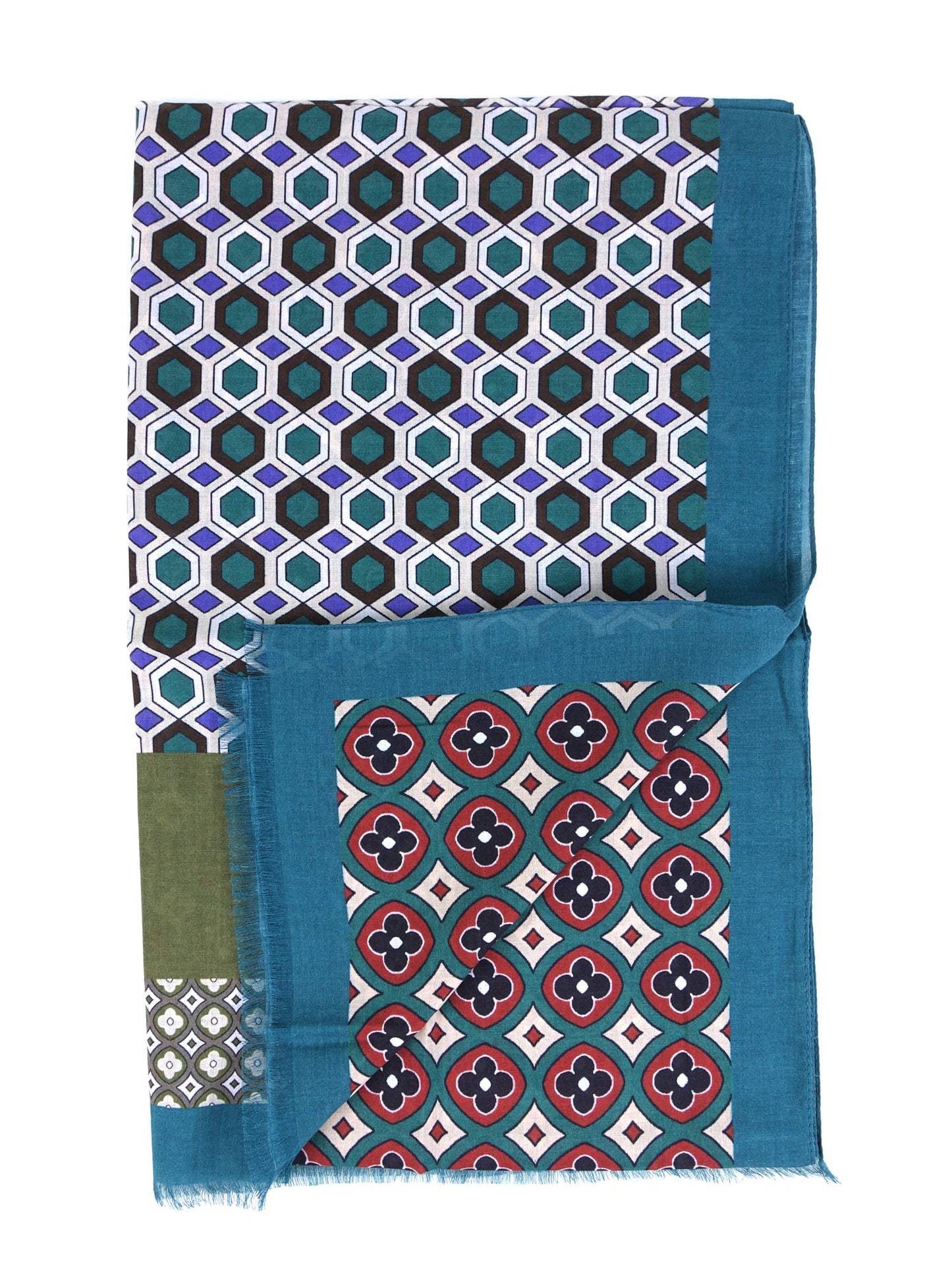 Green Cotton/Modal Scarf LUDICA