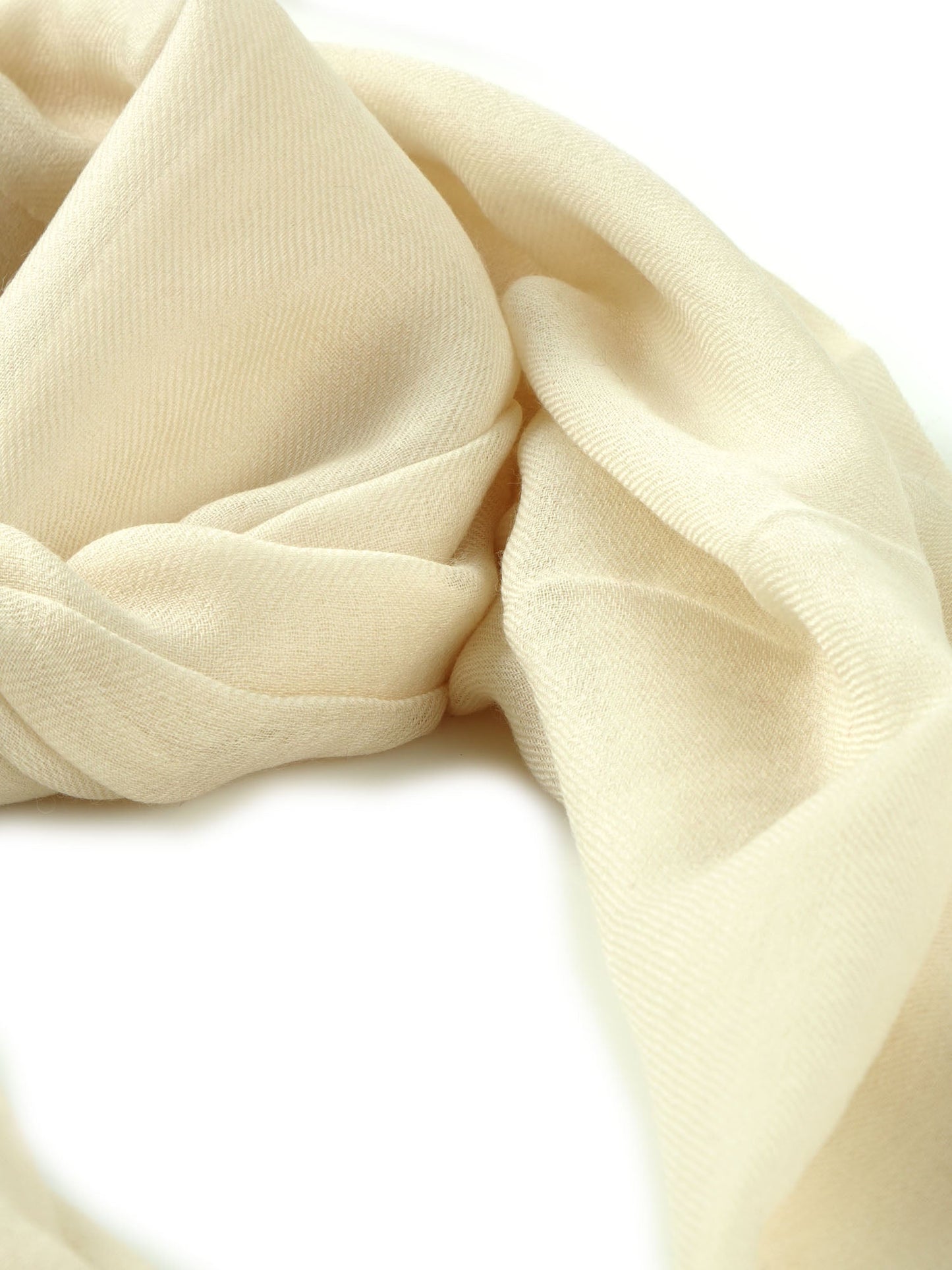 Beige Wool and Cashmere Shawl DIXXIE