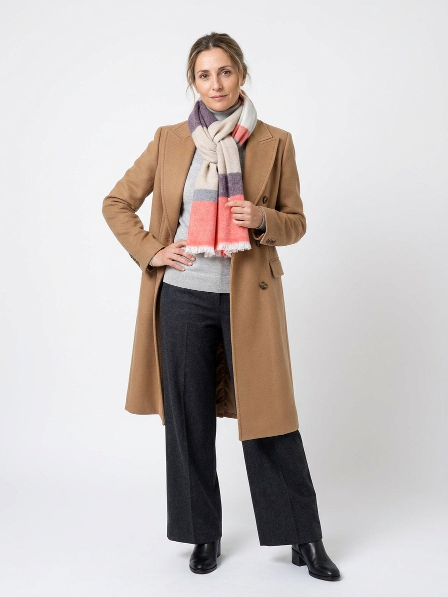 Sciarpa Beige in pura lana vergine SOFT