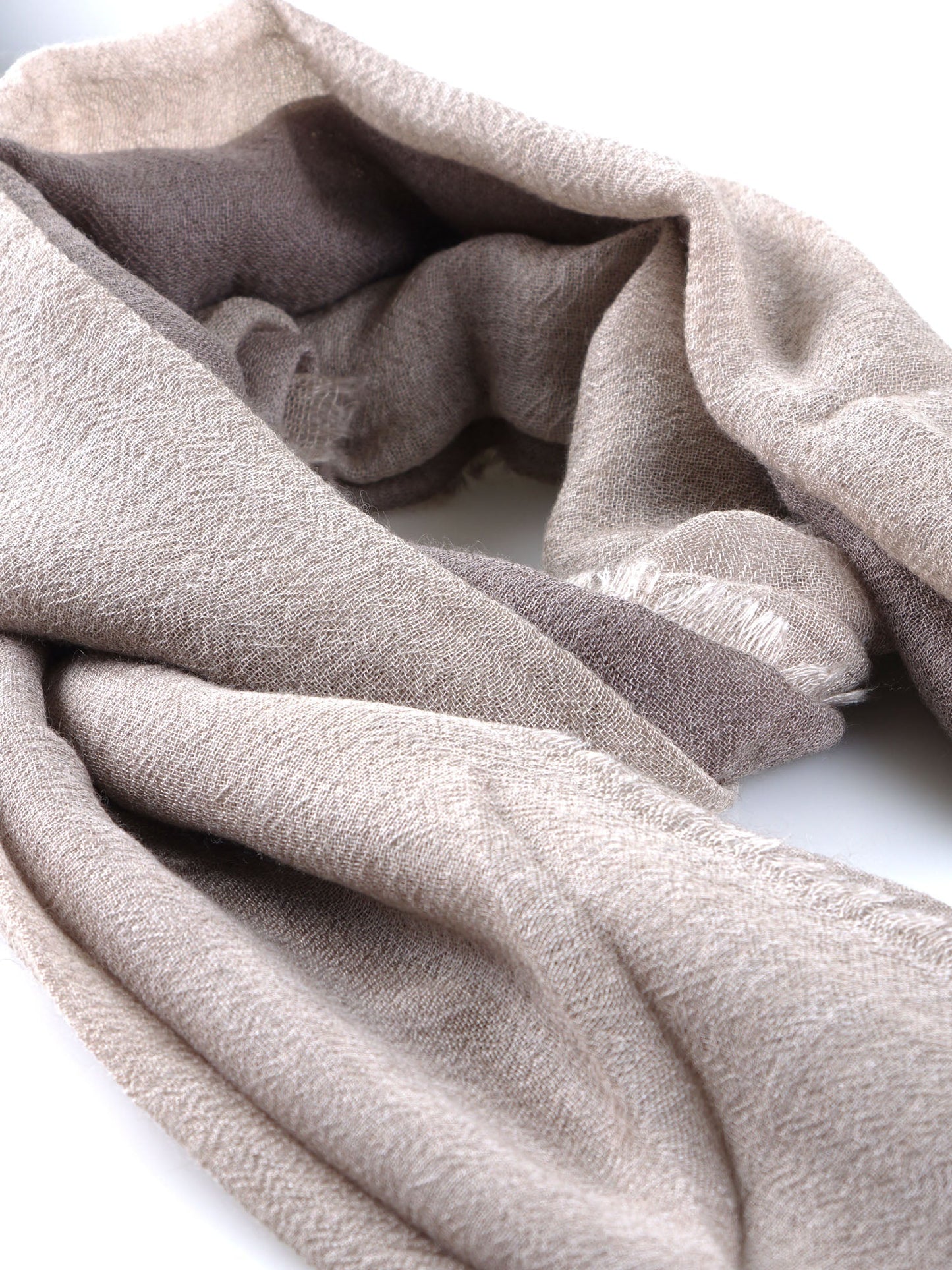 Brown Cashmere Scarf PALMA