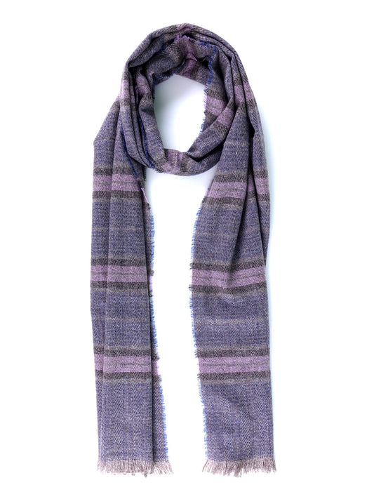 Blue cashmere scarf GESTIX