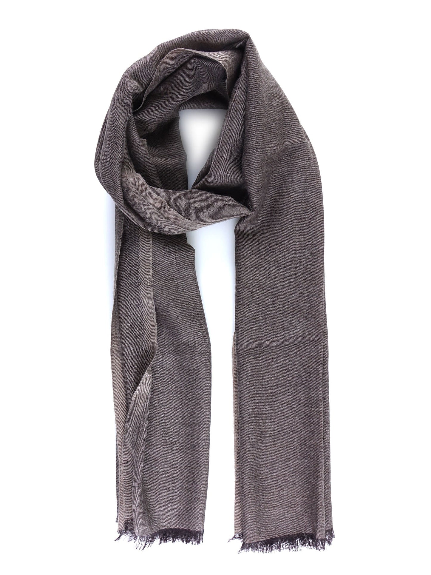 Brown Cashmere Scarf FATIMA