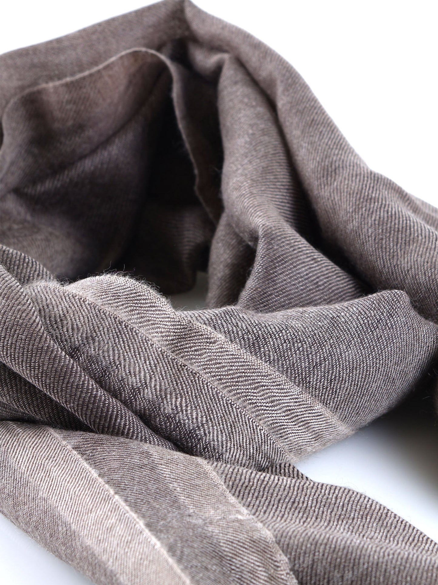 Brown Cashmere Scarf FATIMA