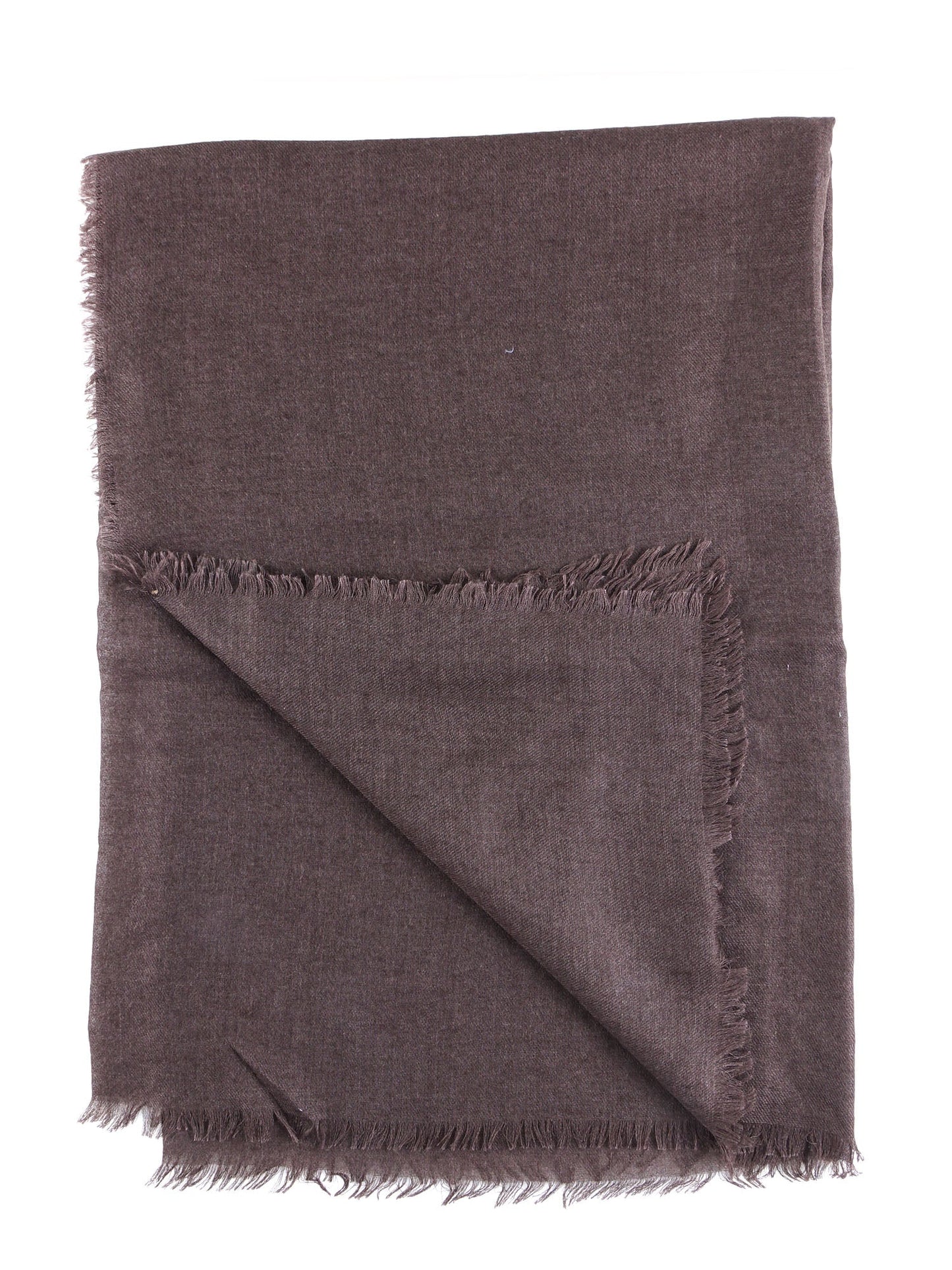 Brown cashmere scarf PALMA