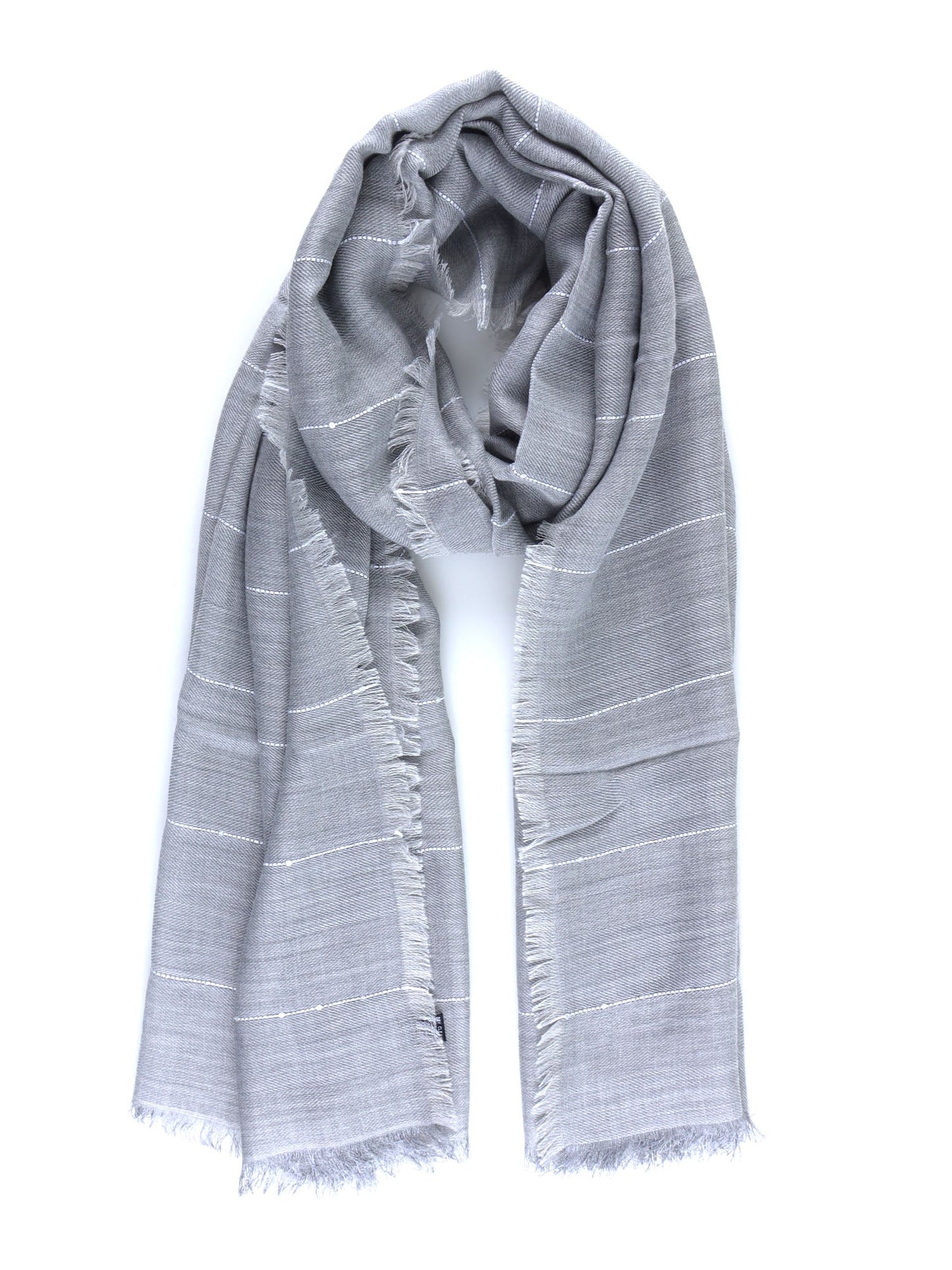 Gray Cashmere Scarf DONATA