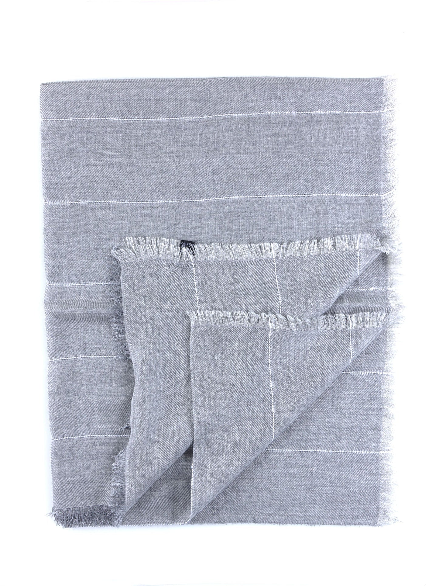 Gray Cashmere Scarf DONATA