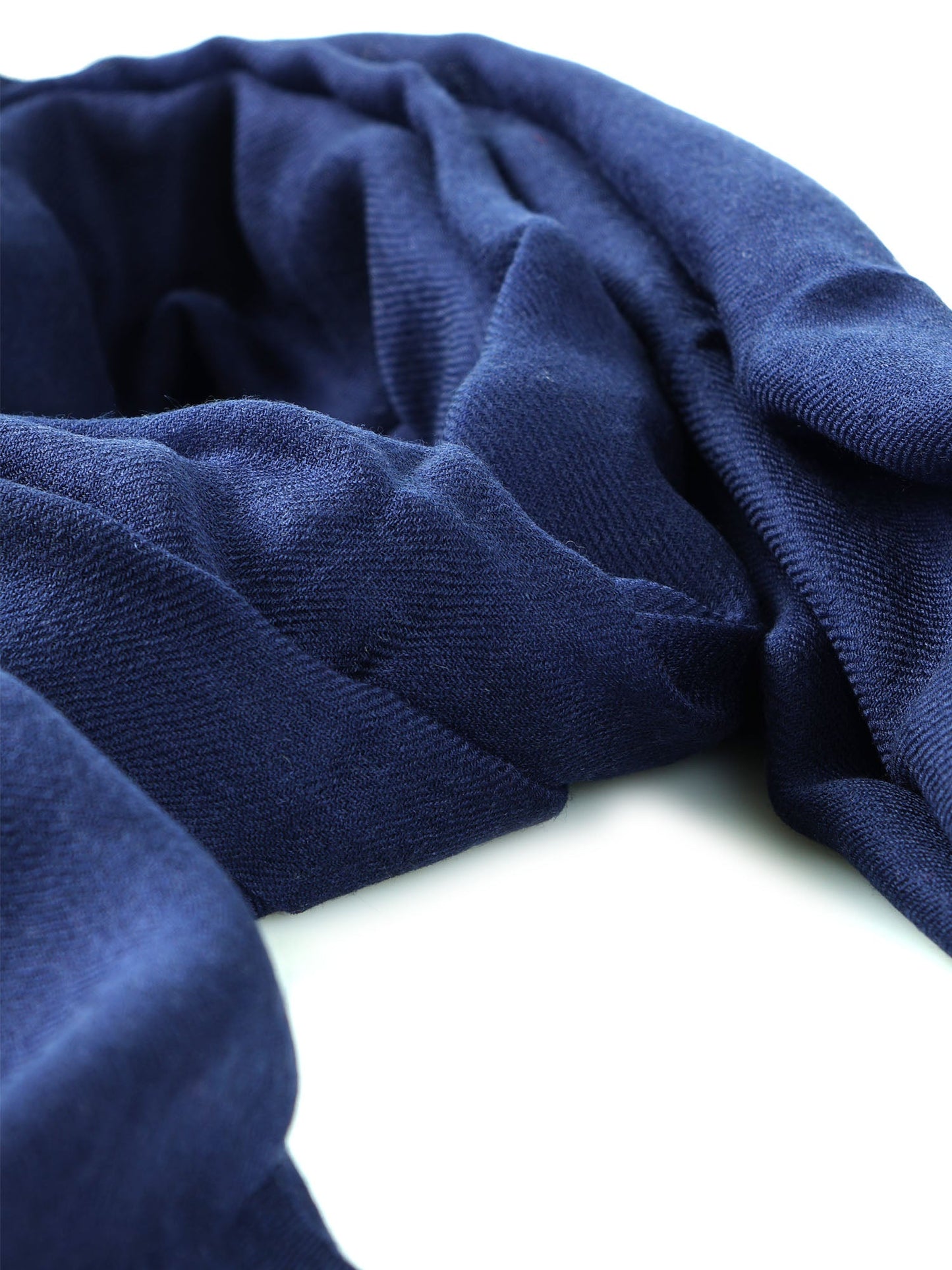 Blue Wool and Cashmere Stole DIXXIE