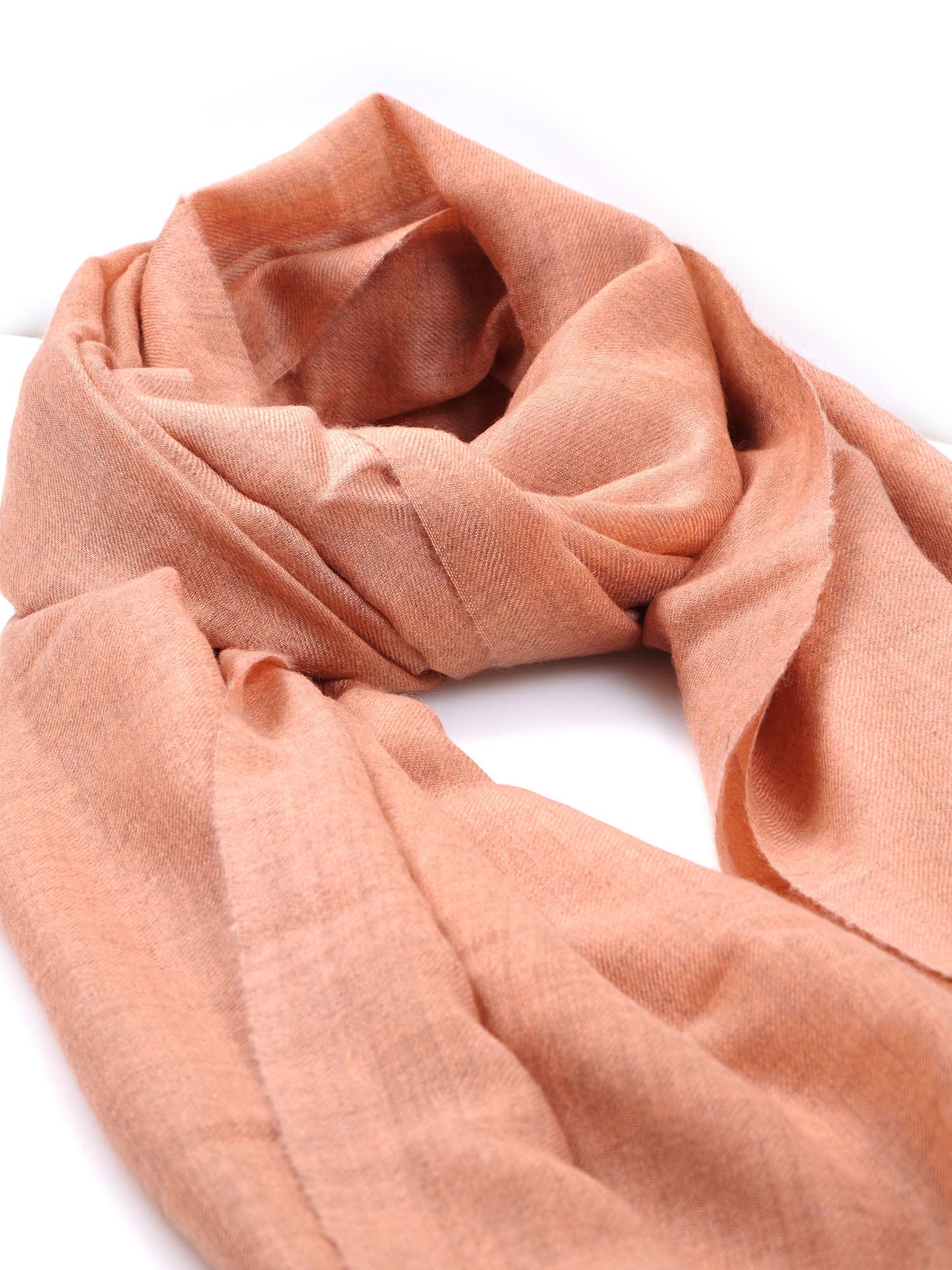 Salmon Pink Cashmere Scarf PALMA