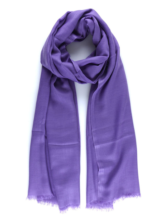 Purple Cashmere Scarf PALMA